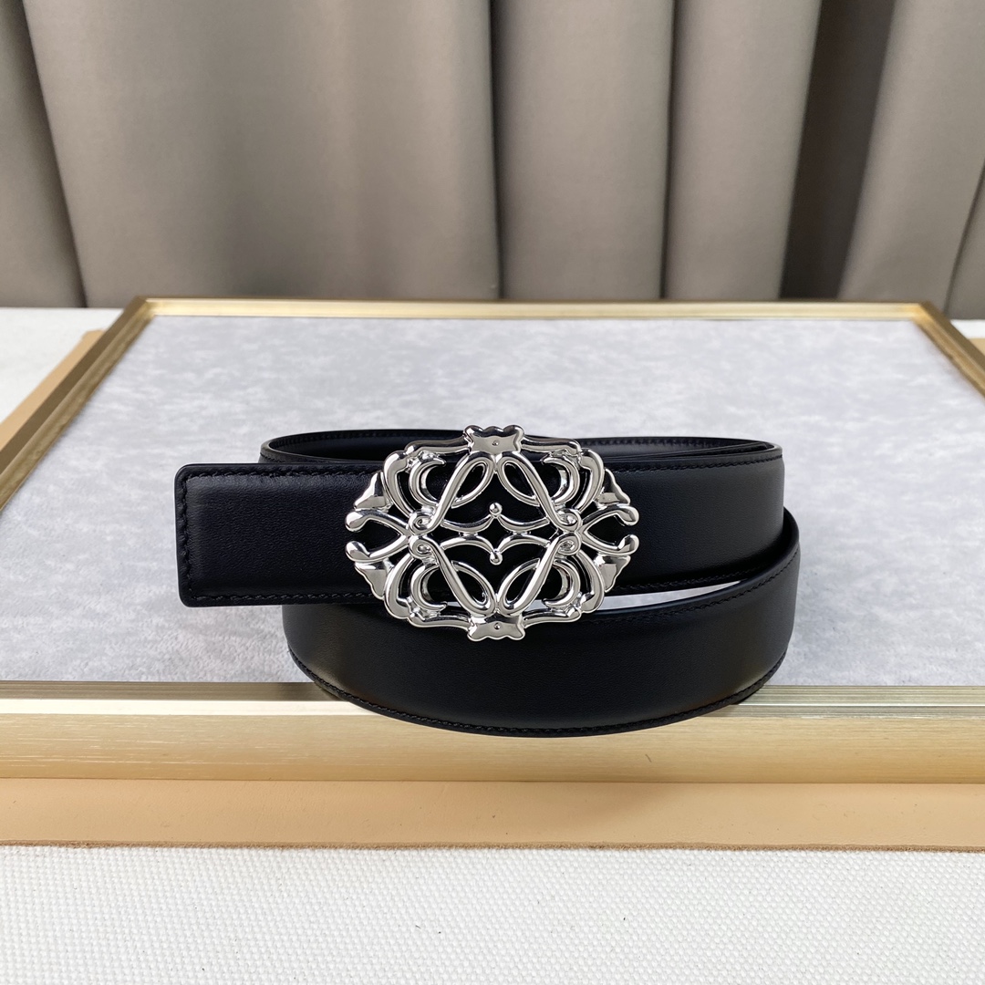 Loewe罗意w经典款！平纹小牛皮腰