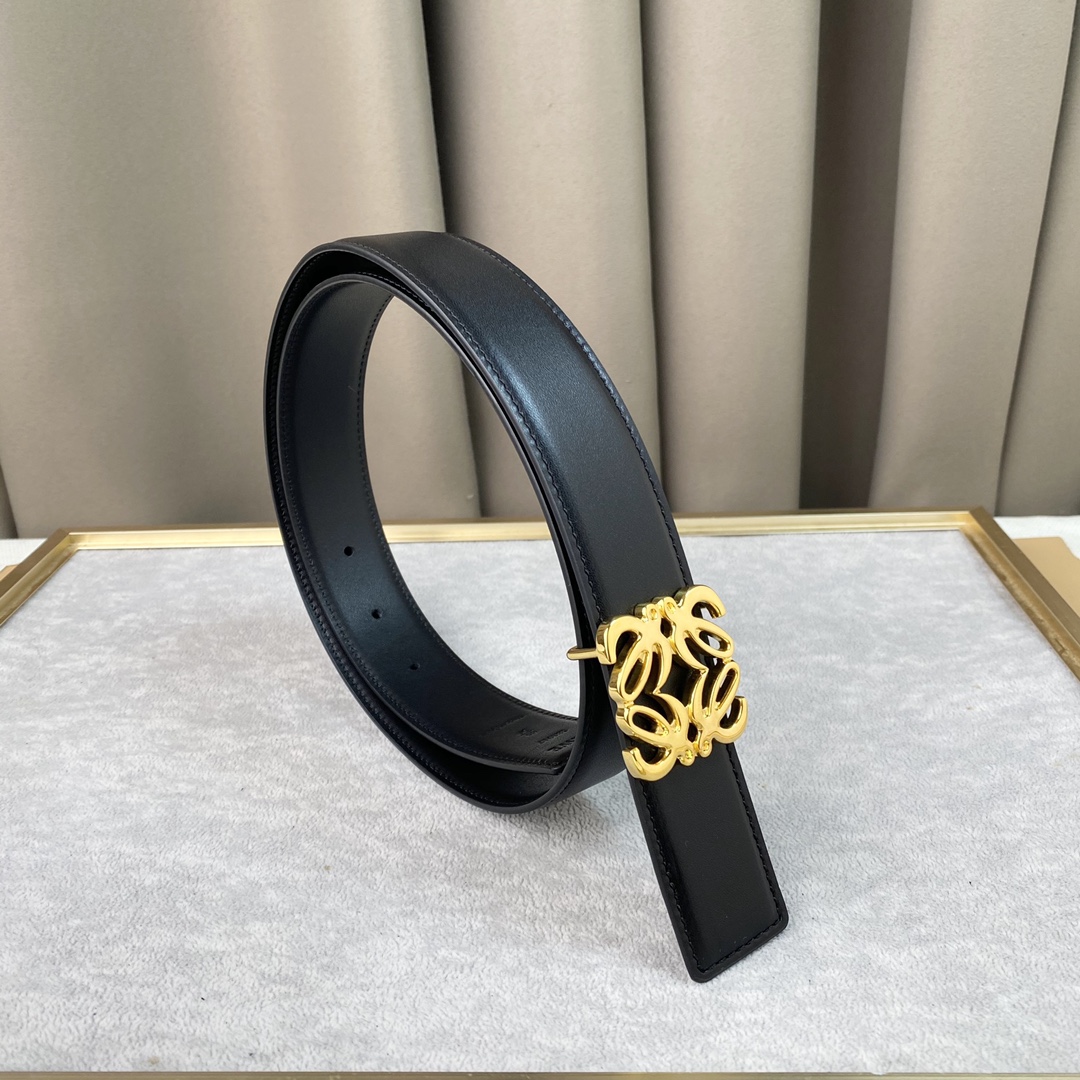 Loewe罗意w经典款！平纹小牛皮腰