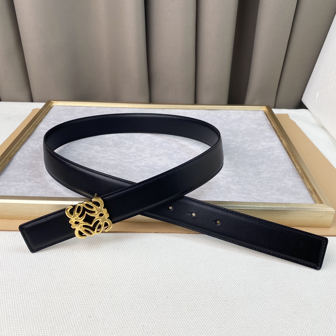 Loewe罗意w经典款！平纹小牛皮腰