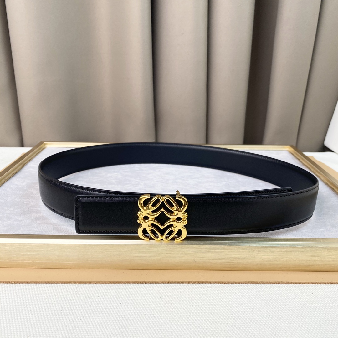 Loewe罗意w经典款！平纹小牛皮腰