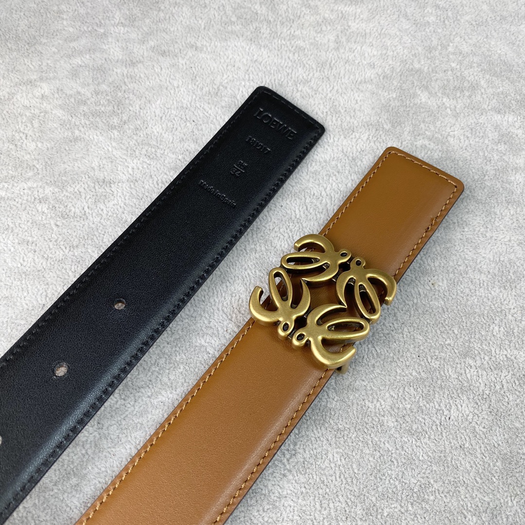 Loewe罗意w经典款！平纹小牛皮腰