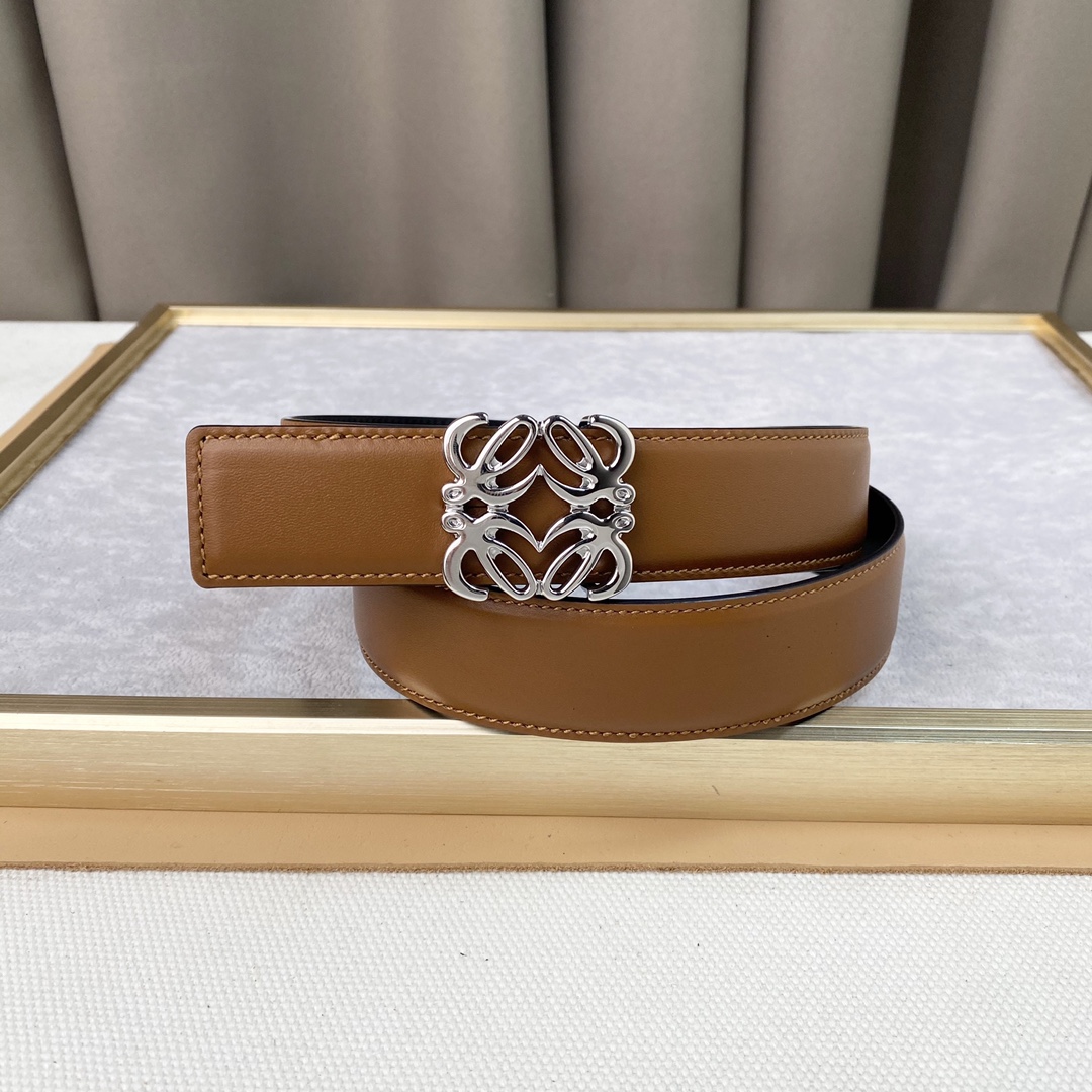 Loewe罗意w经典款！平纹小牛皮腰