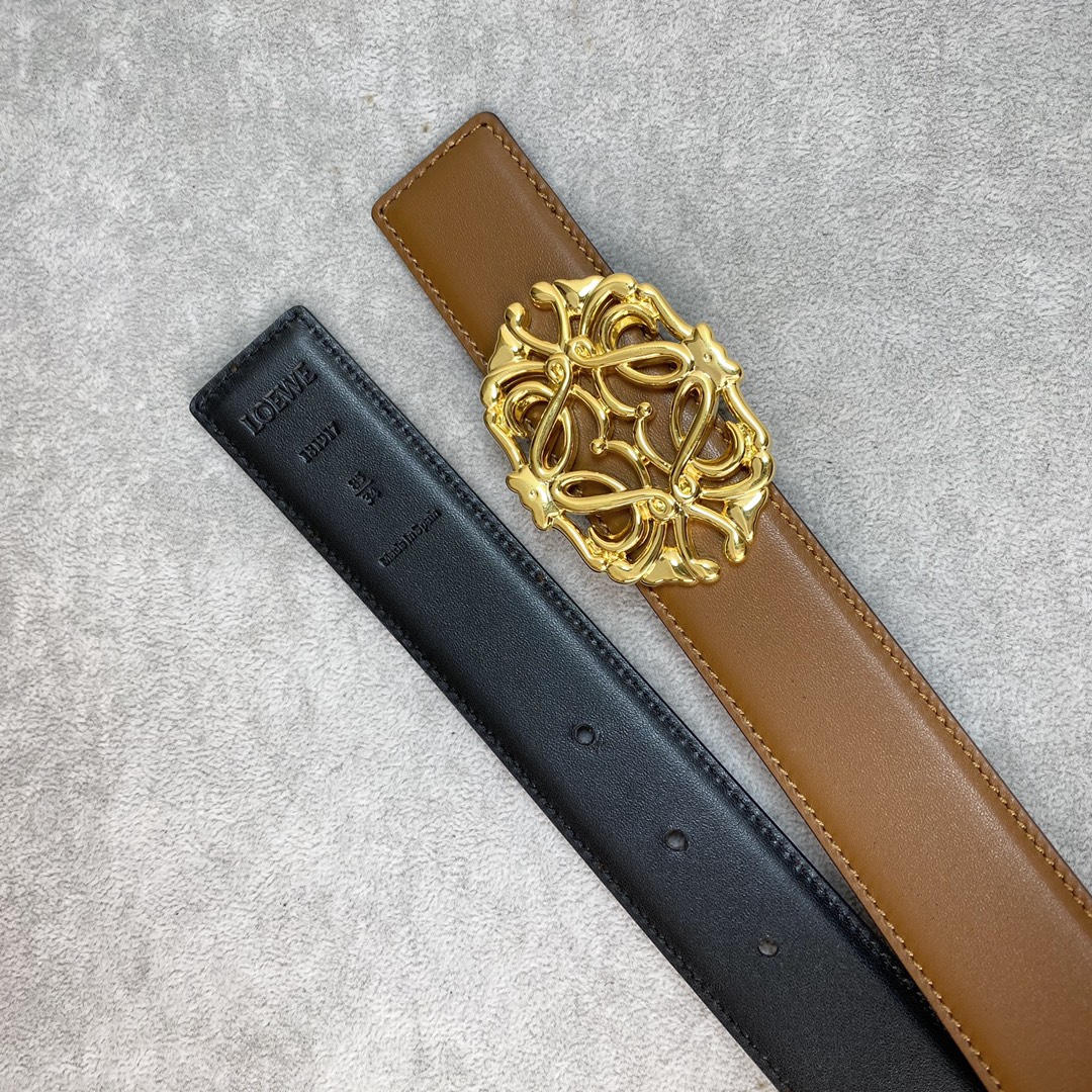 Loewe罗意w经典款！平纹小牛皮腰