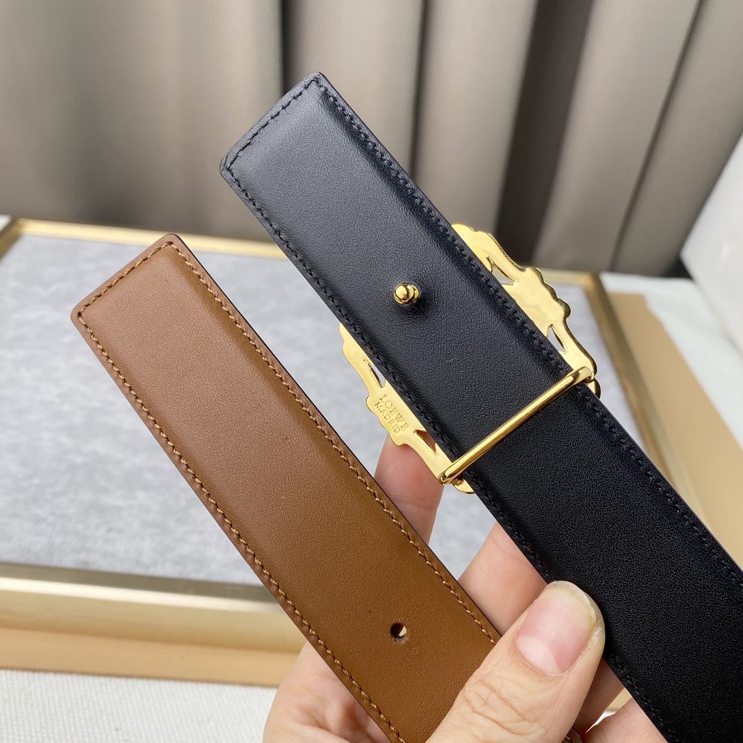 Loewe罗意w经典款！平纹小牛皮腰