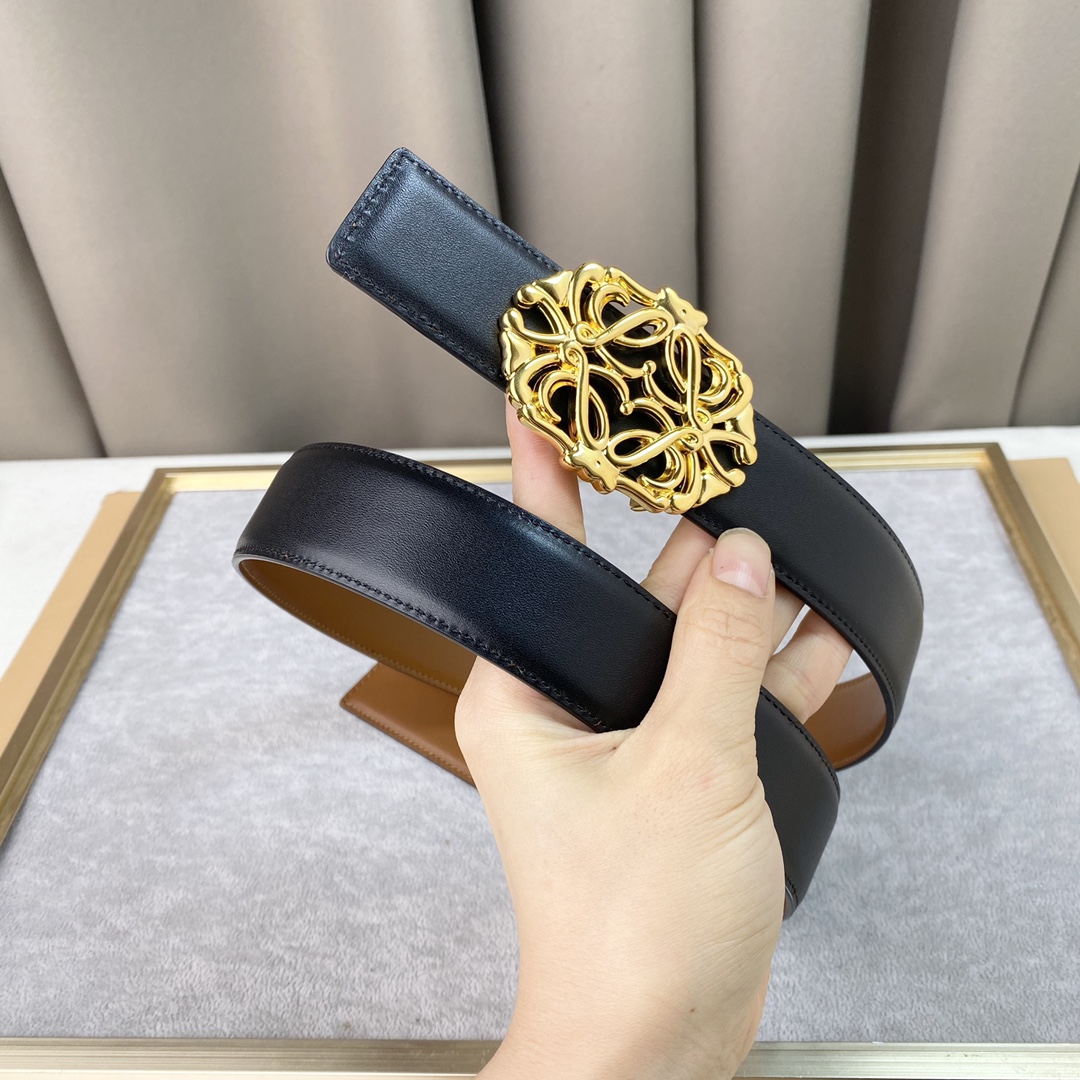 Loewe罗意w经典款！平纹小牛皮腰