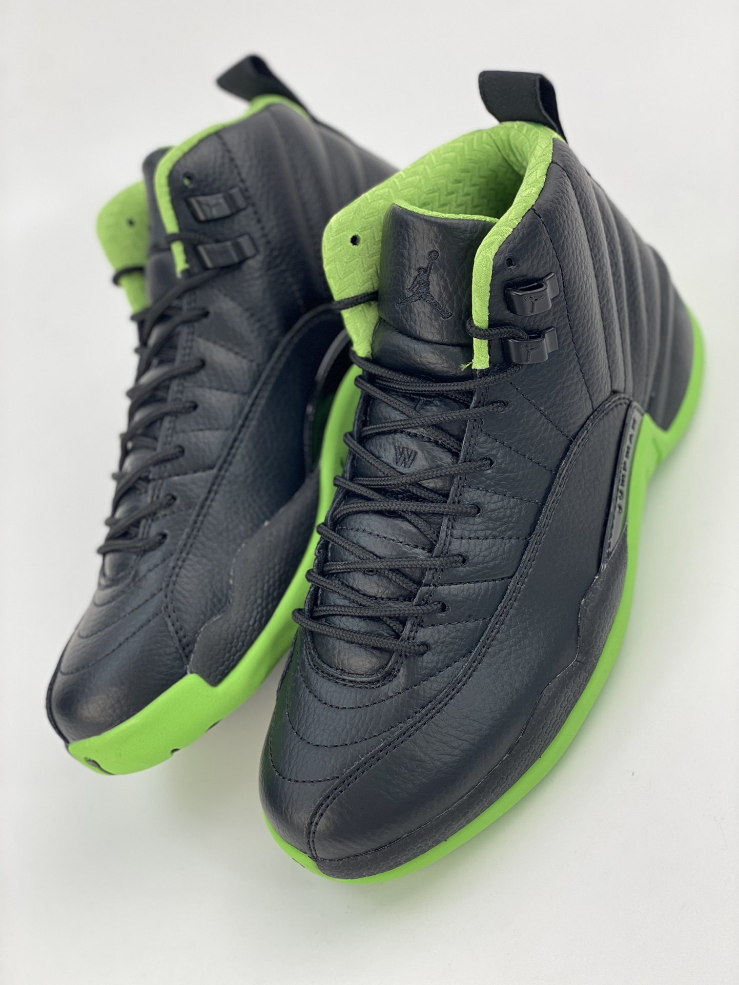 Nike Air Jordan 12 Retro ”28 Days of Flight” Black Fluorescent Green 595-296733