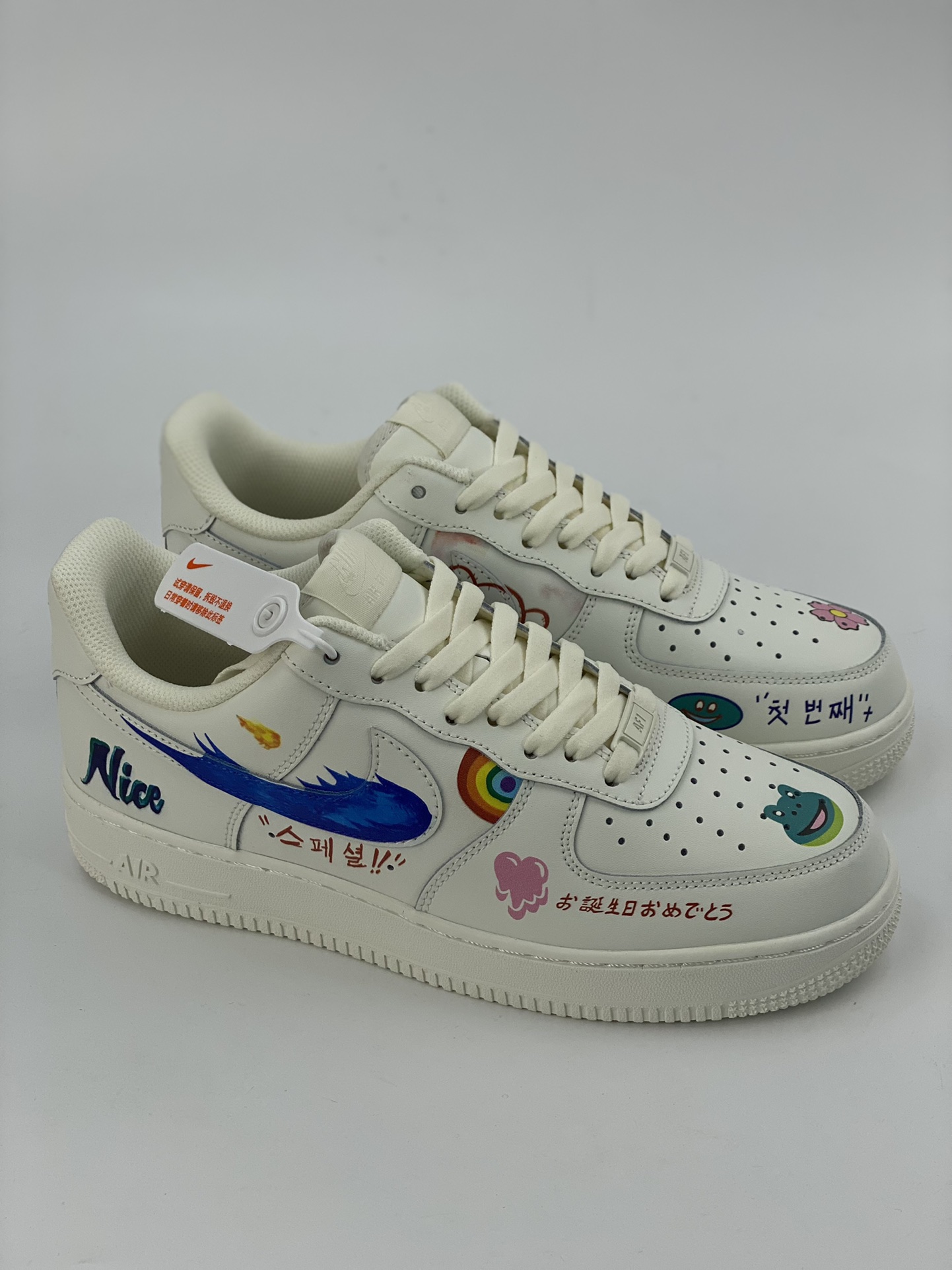 Nike Air Force 1 Low 07 Comic Element Chemical Formula CW2288-333