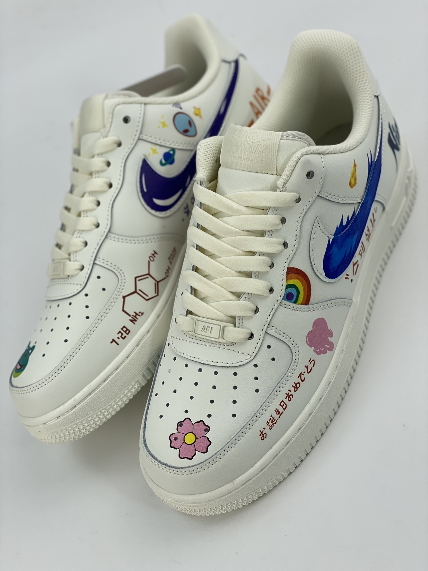 Nike Air Force 1 Low 07 Comic Element Chemical Formula CW2288-333