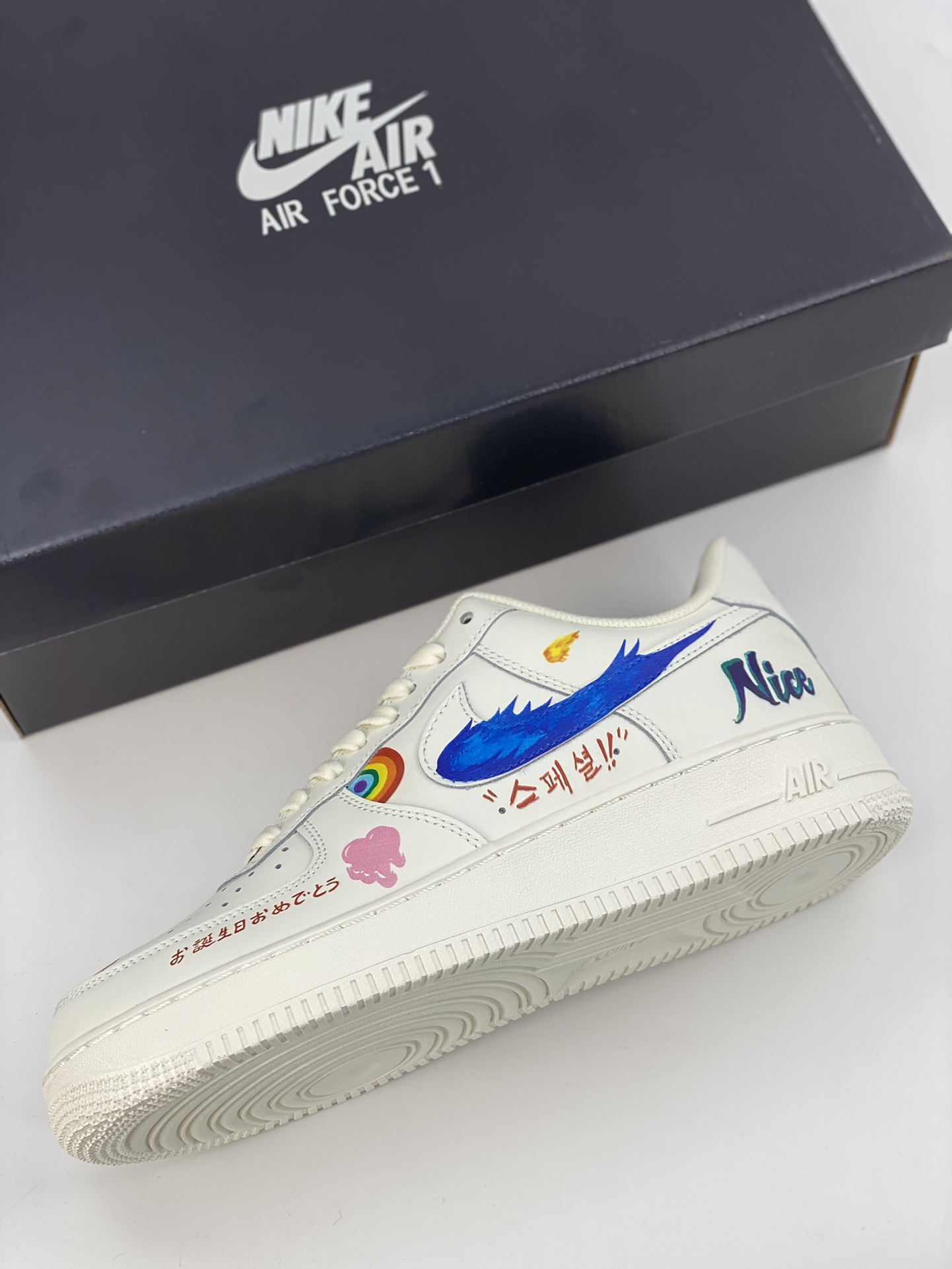 Nike Air Force 1 Low 07 Comic Element Chemical Formula CW2288-333