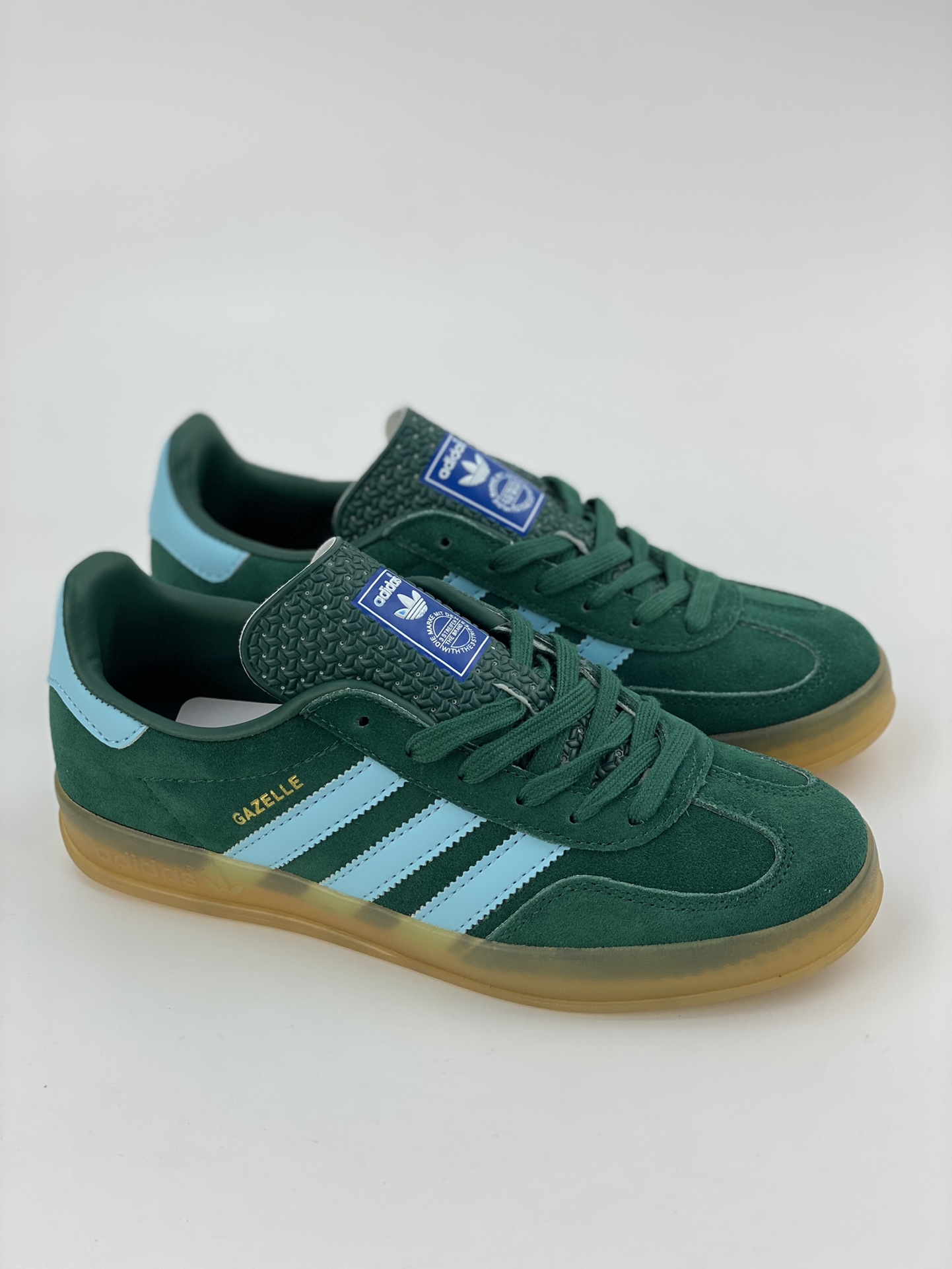 Adidas Originals Gazelle Indoor Clover casual non-slip wear-resistant low-top sneakers IG9979