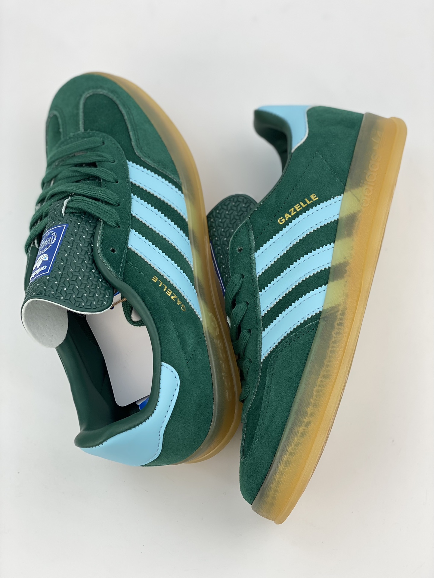 Adidas Originals Gazelle Indoor Clover casual non-slip wear-resistant low-top sneakers IG9979