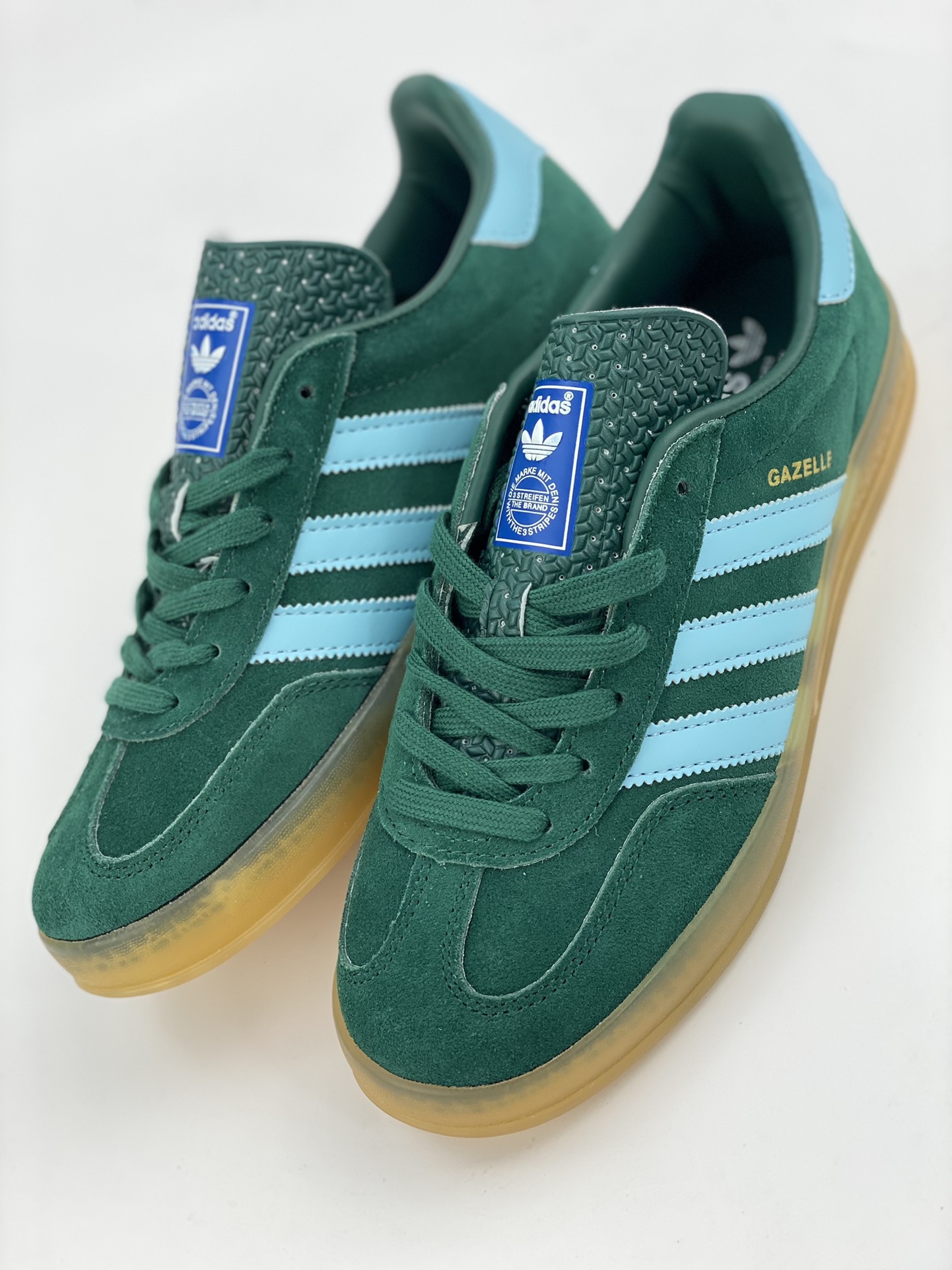 Adidas Originals Gazelle Indoor Clover casual non-slip wear-resistant low-top sneakers IG9979