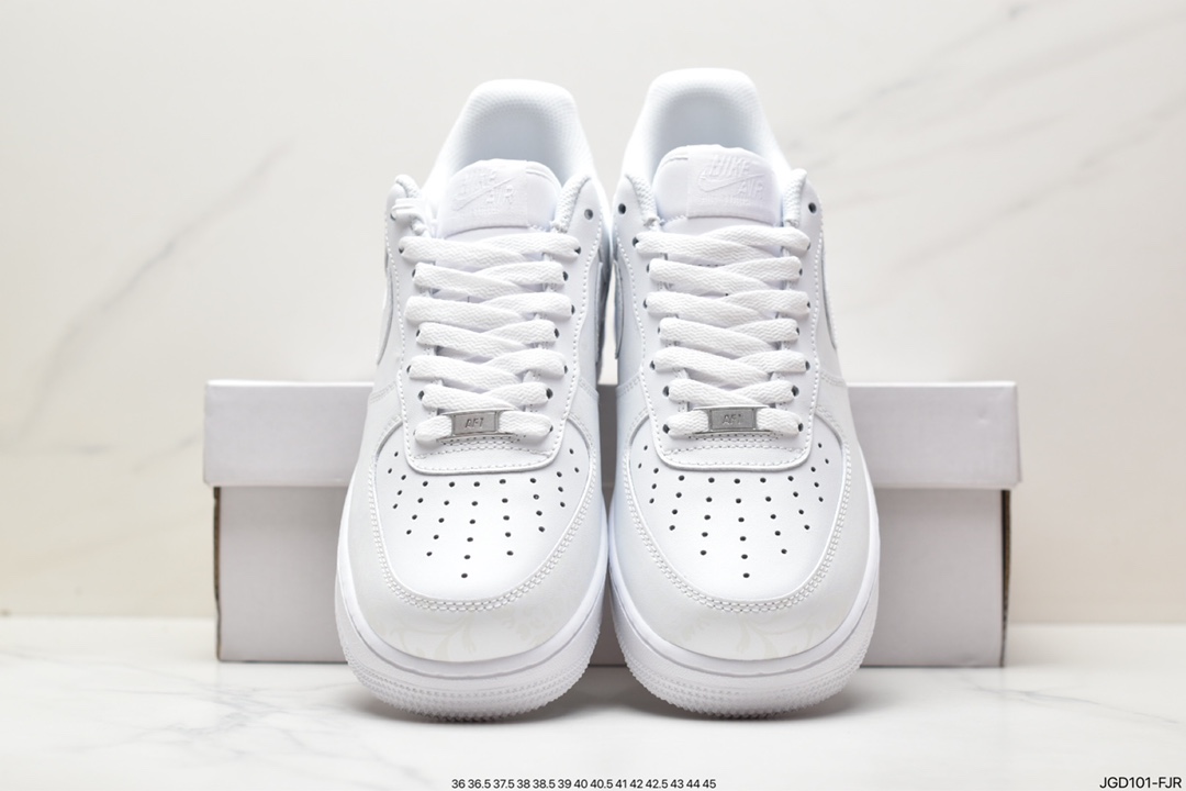 Nike Air Force 1 Low Pure White Blue and White Porcelain DD8959-100