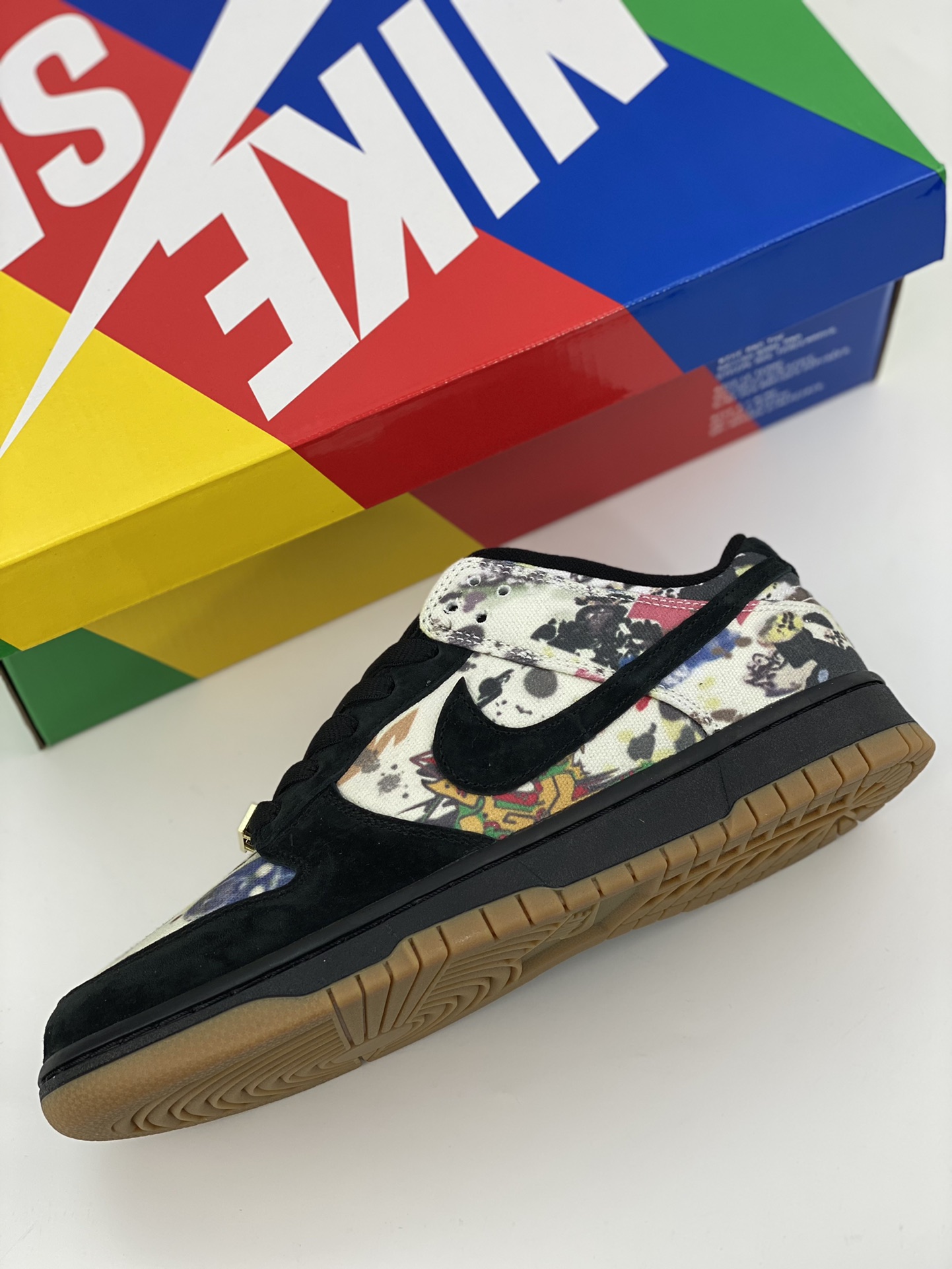 Supreme x Nike SB Dunk Low ”Rammellzee” Joint Black FD8778-001