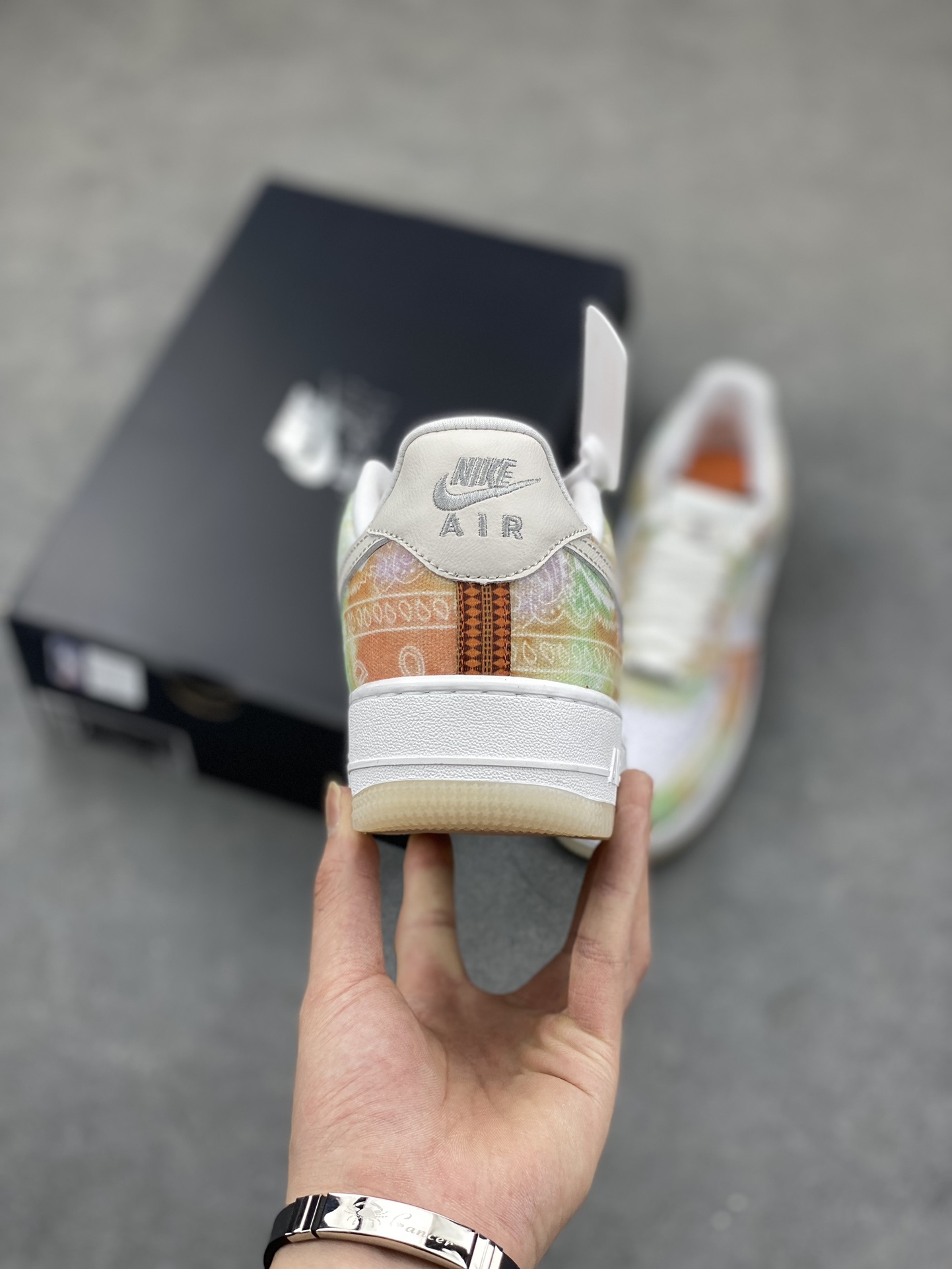 Nike Air Force 1 Low White Tie-Dye Sneakers - FJ7739 101DB 5 i1684433081 876 3