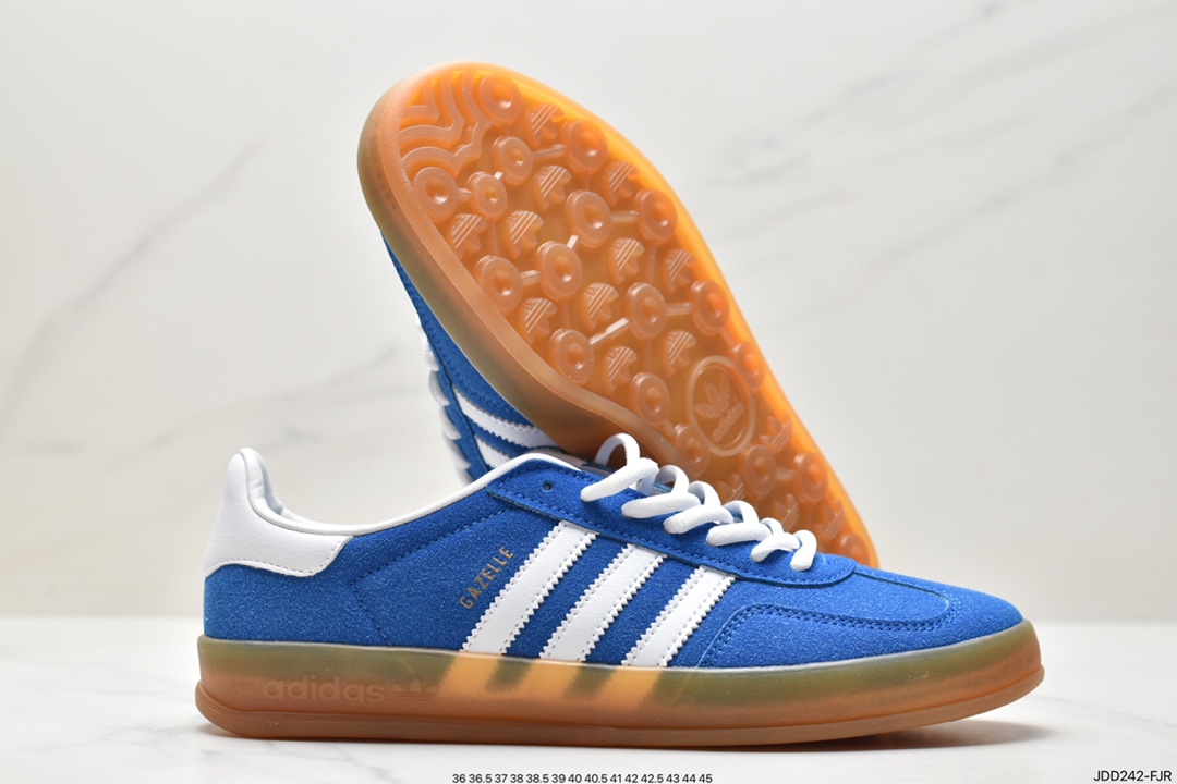 Adidas Originals Gazelle Indoor HQ8717 clover retro casual non-slip wear-resistant low-top sneakers