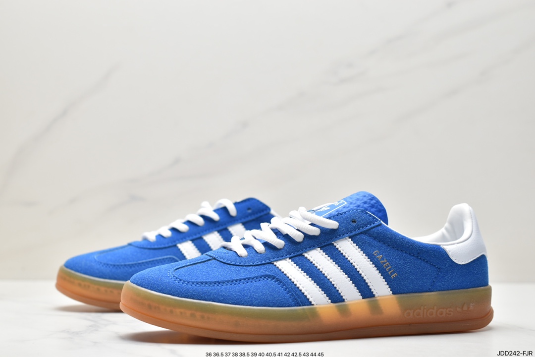 Adidas Originals Gazelle Indoor HQ8717 clover retro casual non-slip wear-resistant low-top sneakers