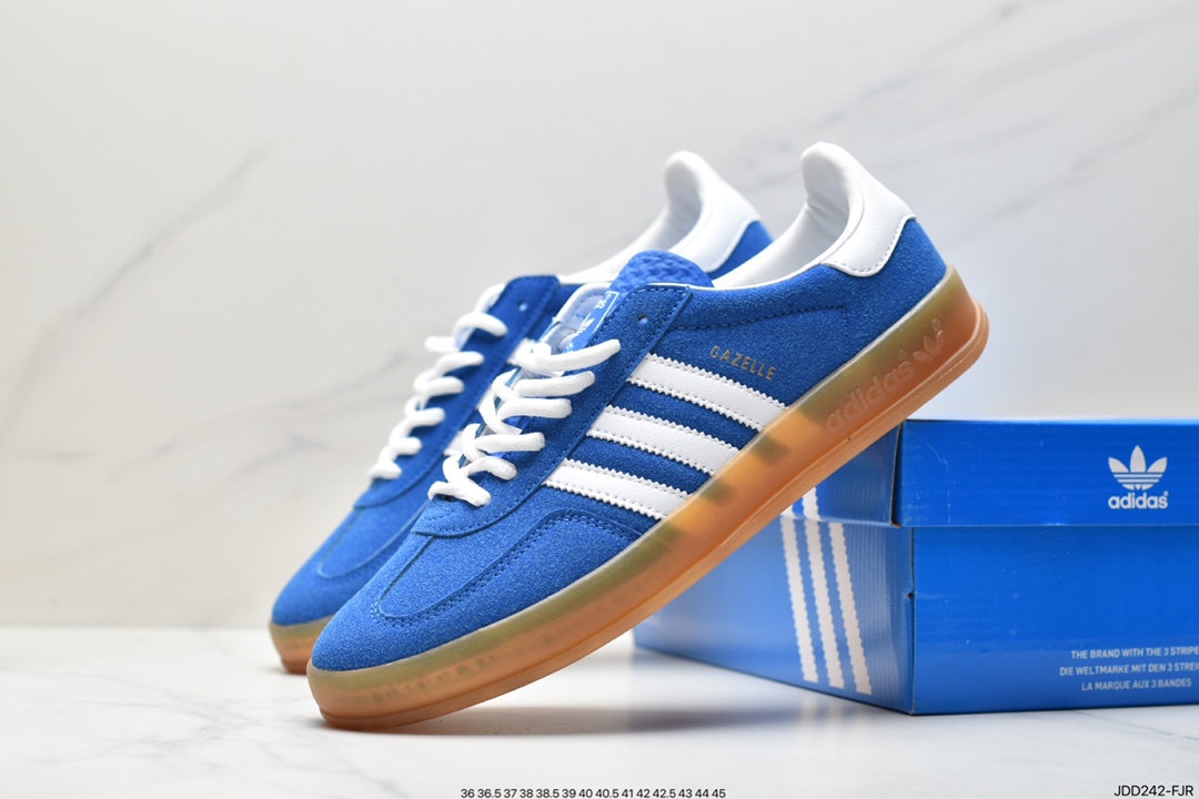 Adidas Originals Gazelle Indoor HQ8717 clover retro casual non-slip wear-resistant low-top sneakers