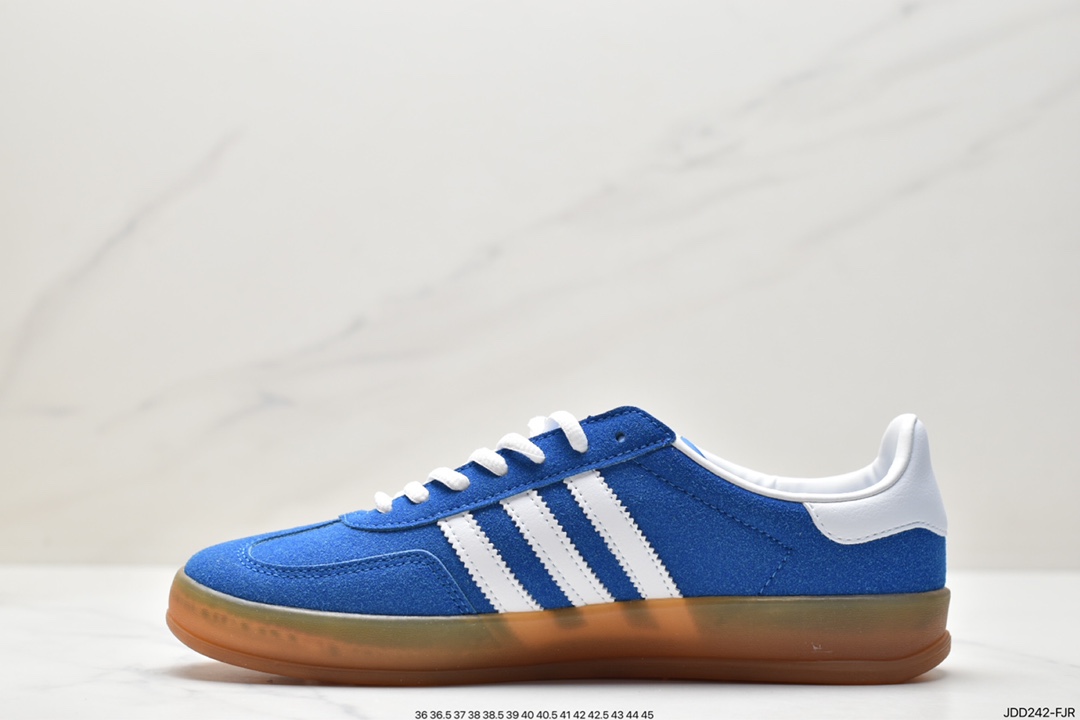 Adidas Originals Gazelle Indoor HQ8717 clover retro casual non-slip wear-resistant low-top sneakers