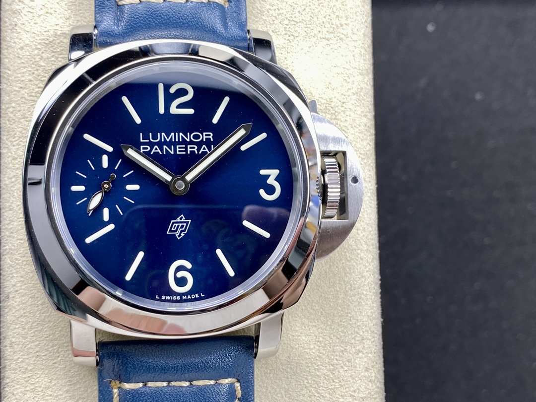파네라이 루미노르 PAM1085 44mm 블루 다이얼 수동 HW 공장 레플리카 43780