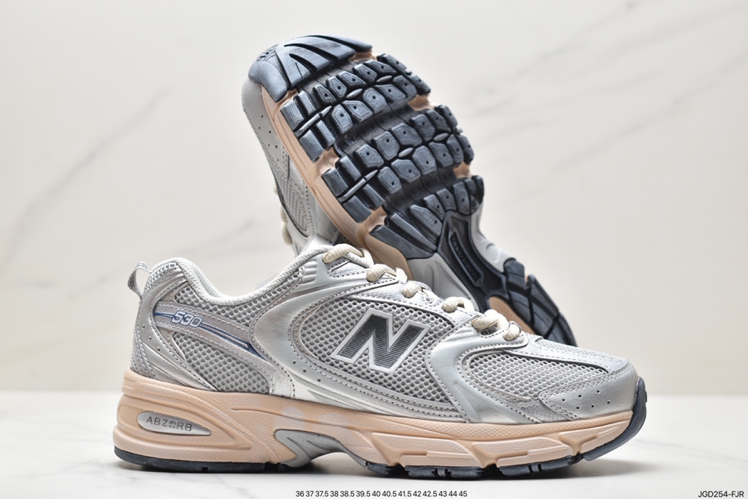 180 New Balance MR530系列复古老爹风网布跑步休闲运动鞋 MR530VS