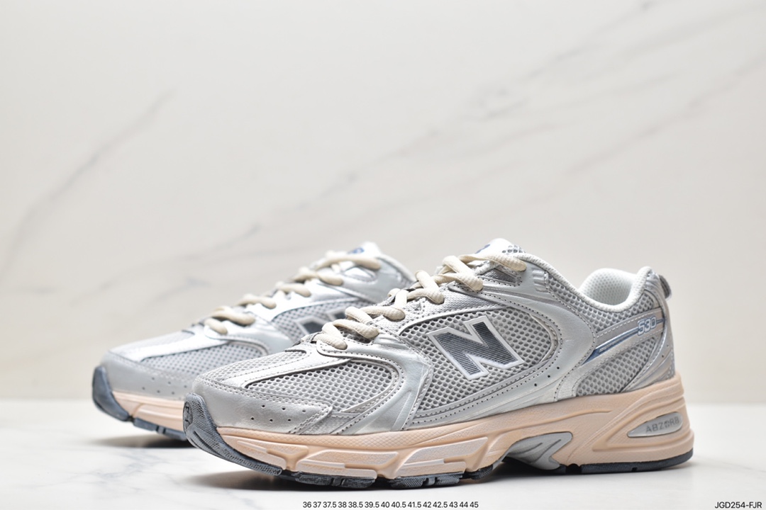 180 New Balance MR530系列复古老爹风网布跑步休闲运动鞋 MR530VS