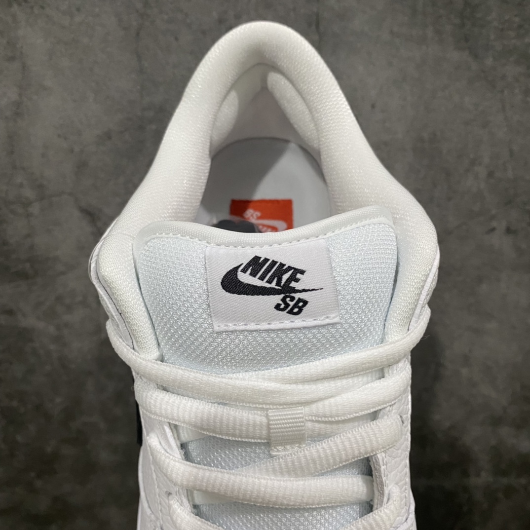 [Pure original Z version] Dunk SB white and black raw rubber CD2563-100