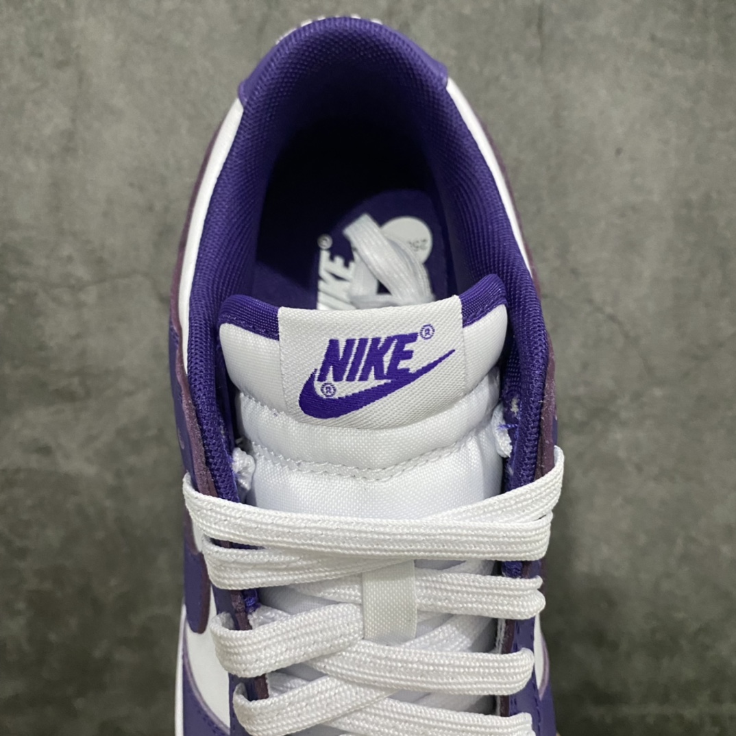 [LW version] Dunk Low White Purple Evil Purple