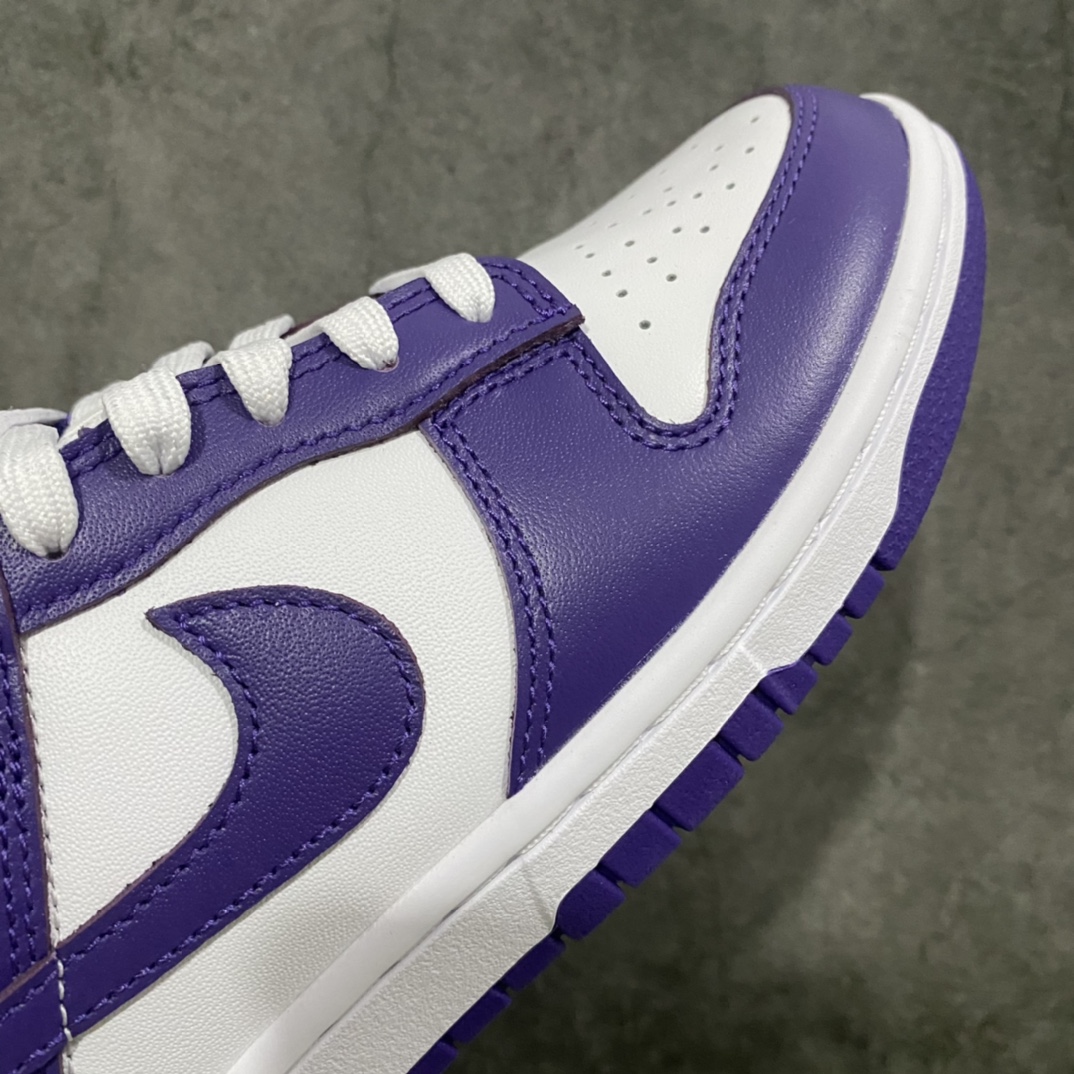 [LW version] Dunk Low White Purple Evil Purple