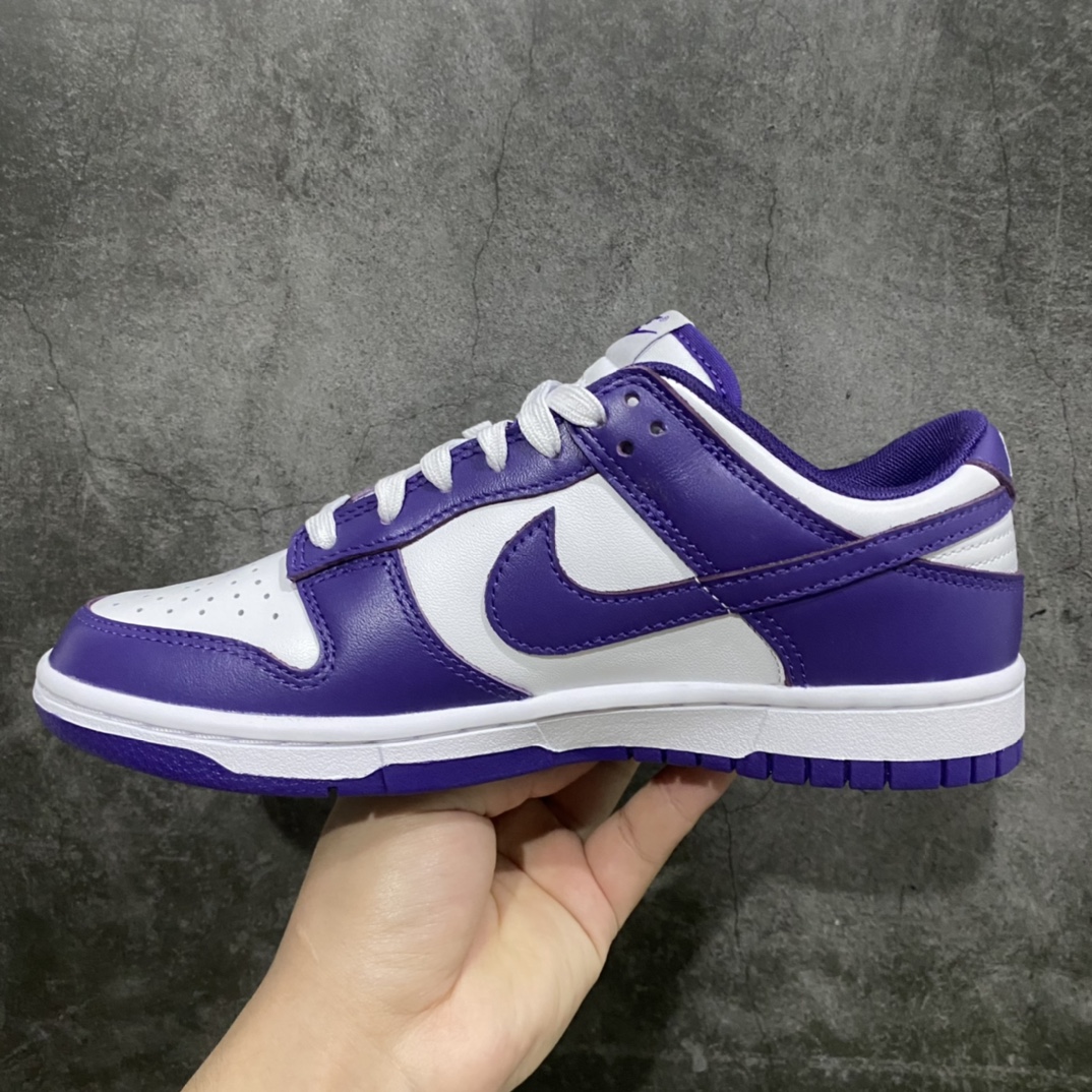 [LW version] Dunk Low White Purple Evil Purple