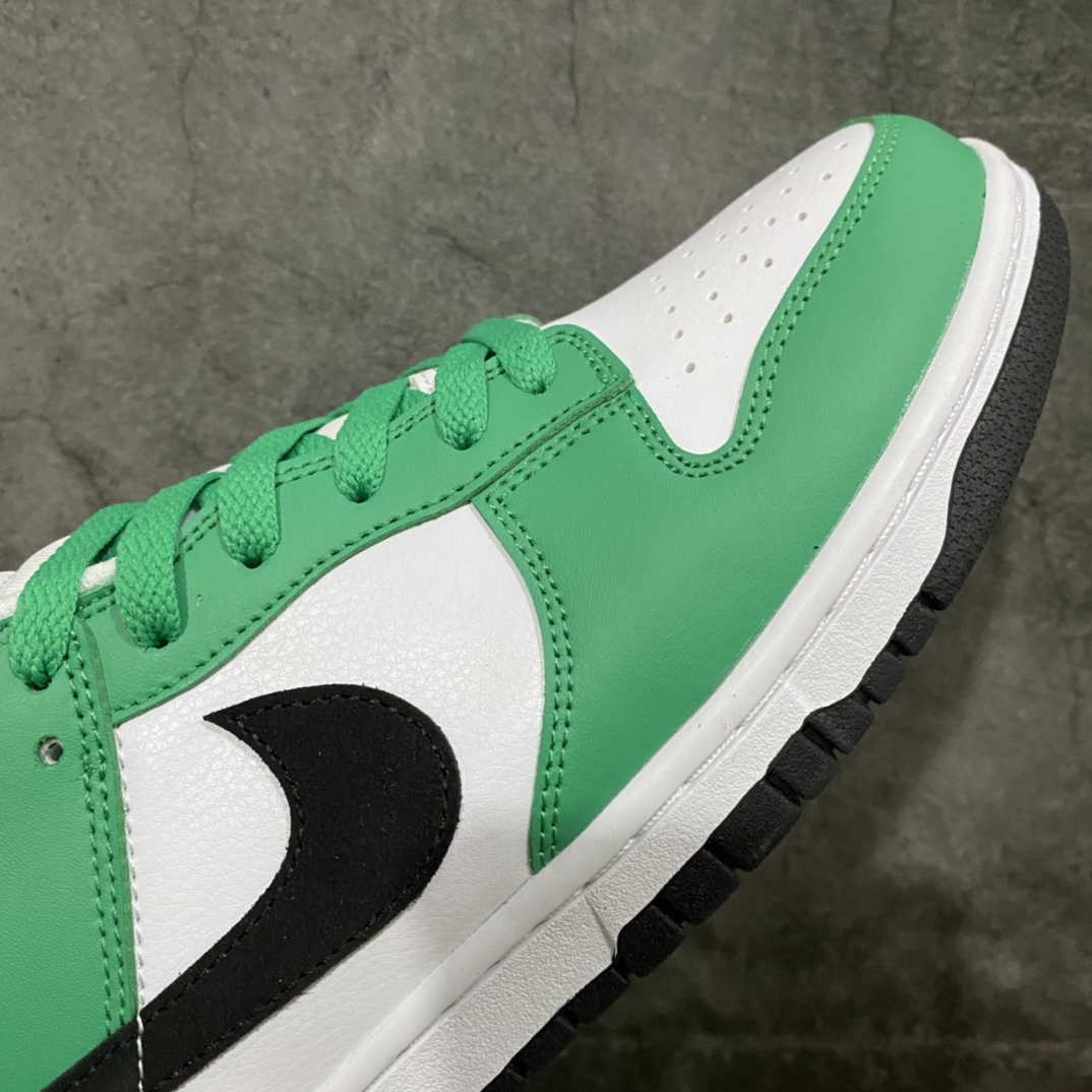 [Top Pure Original] NK Dunk Low ”Celtics” SB low-top white, black and green FN3612-300