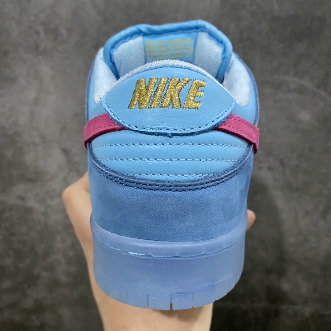 [Top version] Run The Jewels x Nike Dunk SB Low Rap band joint blue hair monster DO9404-400