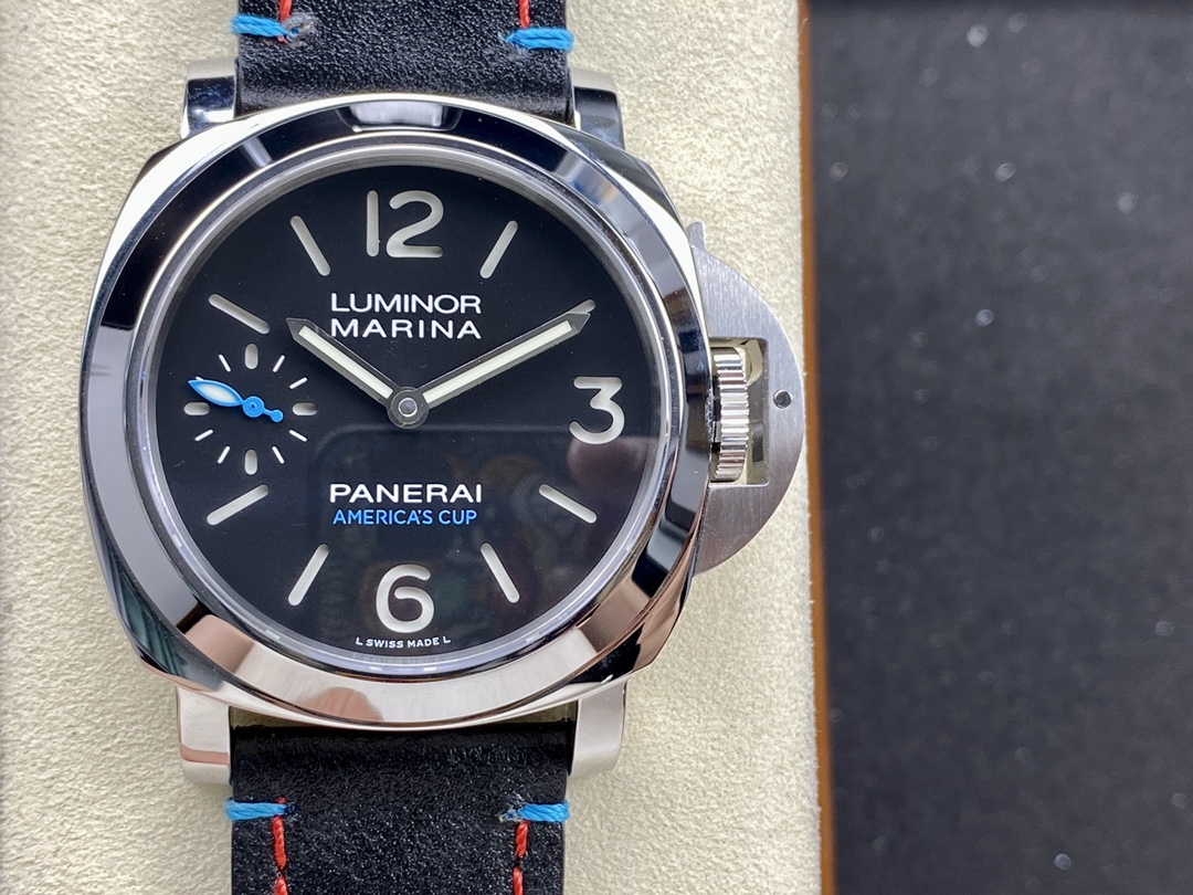 파네라이 PAM724 44mm 블루 다이얼 수동 HW 공장 레플리카 43793