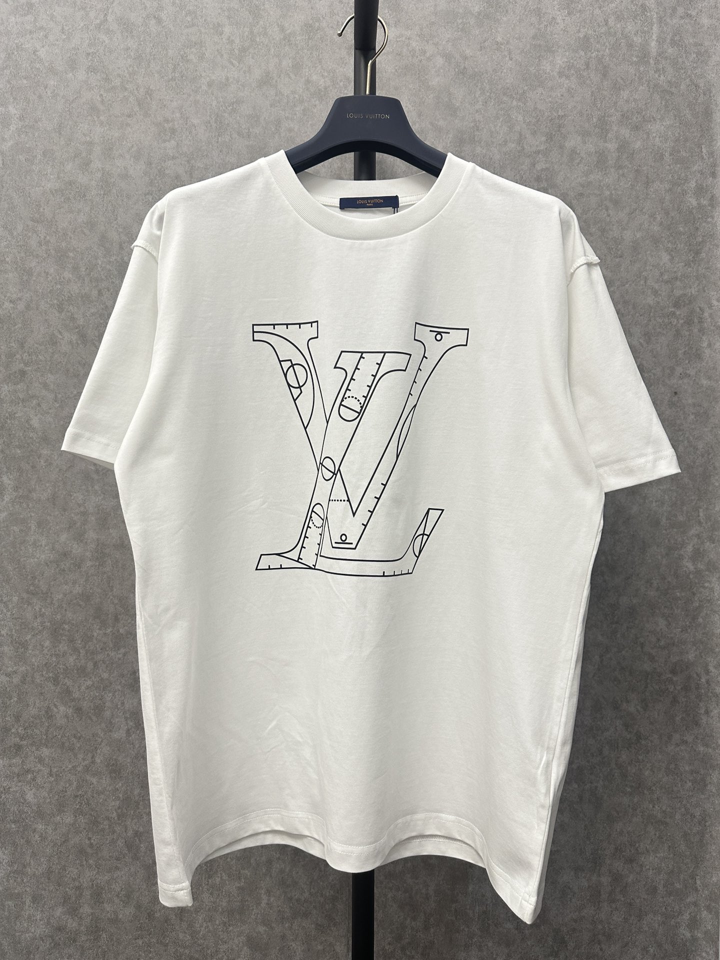 Louis Vuitton Clothing T-Shirt White Printing Unisex Cotton Spring/Summer Collection Short Sleeve