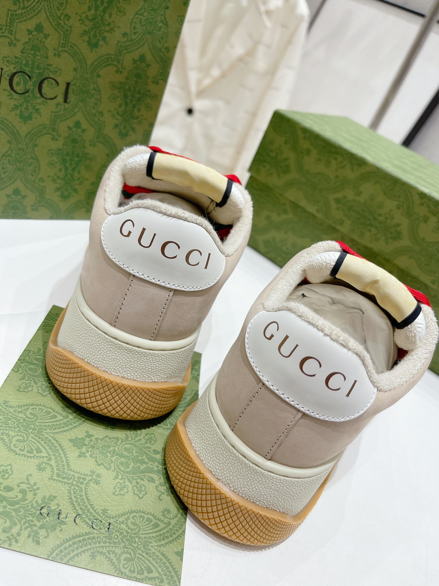 Gucci古驰最新款胖嘟嘟厚底脏脏鞋