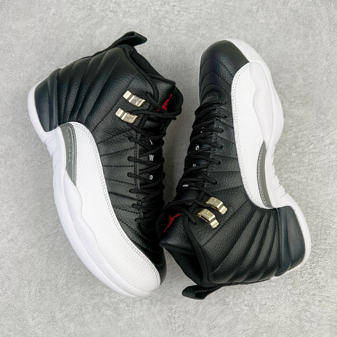 图片[3]-零售💰320 ＃JH外贸版 Air Jordan AJ12 Retro \”Playoffs\” 季后赛黑白 货号：CT8013-006 原楦原纸板开发 原汁原味12代鞋型 进口头层皮料 用料绝不含糊 原盒原配 平台外单特供 极限压缩成本 最直接的单价 独家供应开发至49码 SIZE：40 40.5 41 42 42.5 43 44 44.5 45 45.5 46 47.5 48 49 编码：Xby3936020-运动鞋