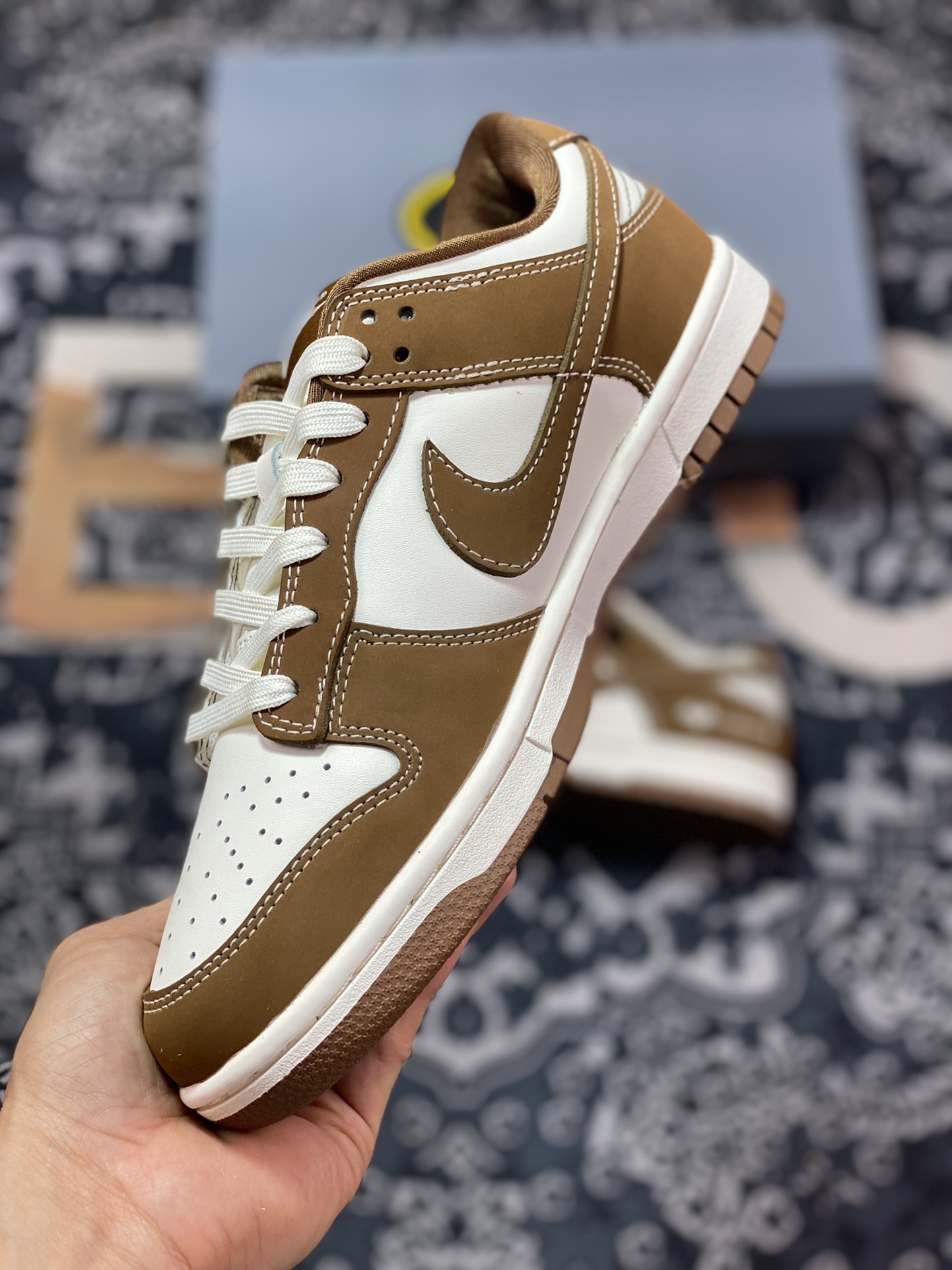 Nike SB Dunk Low ”Dark Brown/Beige/Bat” Dunk Series Low Top FC1688-101