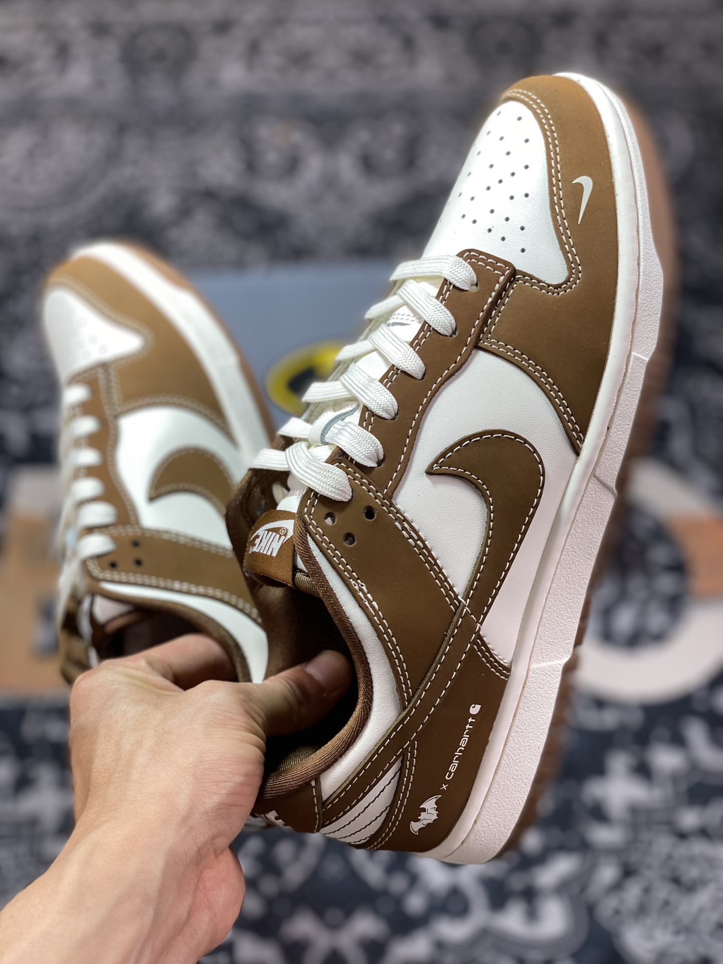 Nike SB Dunk Low ”Dark Brown/Beige/Bat” Dunk Series Low Top FC1688-101