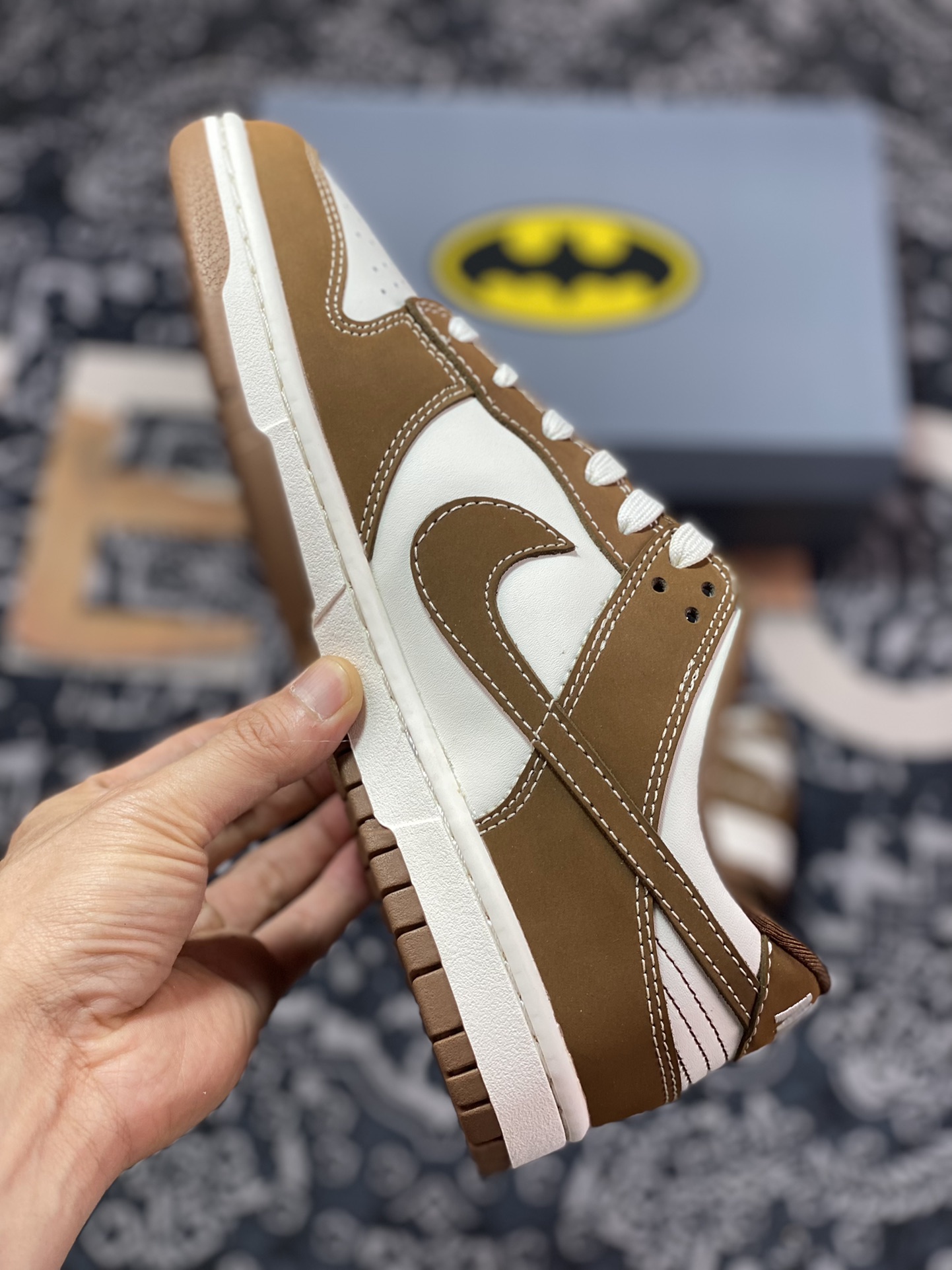 Nike SB Dunk Low ”Dark Brown/Beige/Bat” Dunk Series Low Top FC1688-101