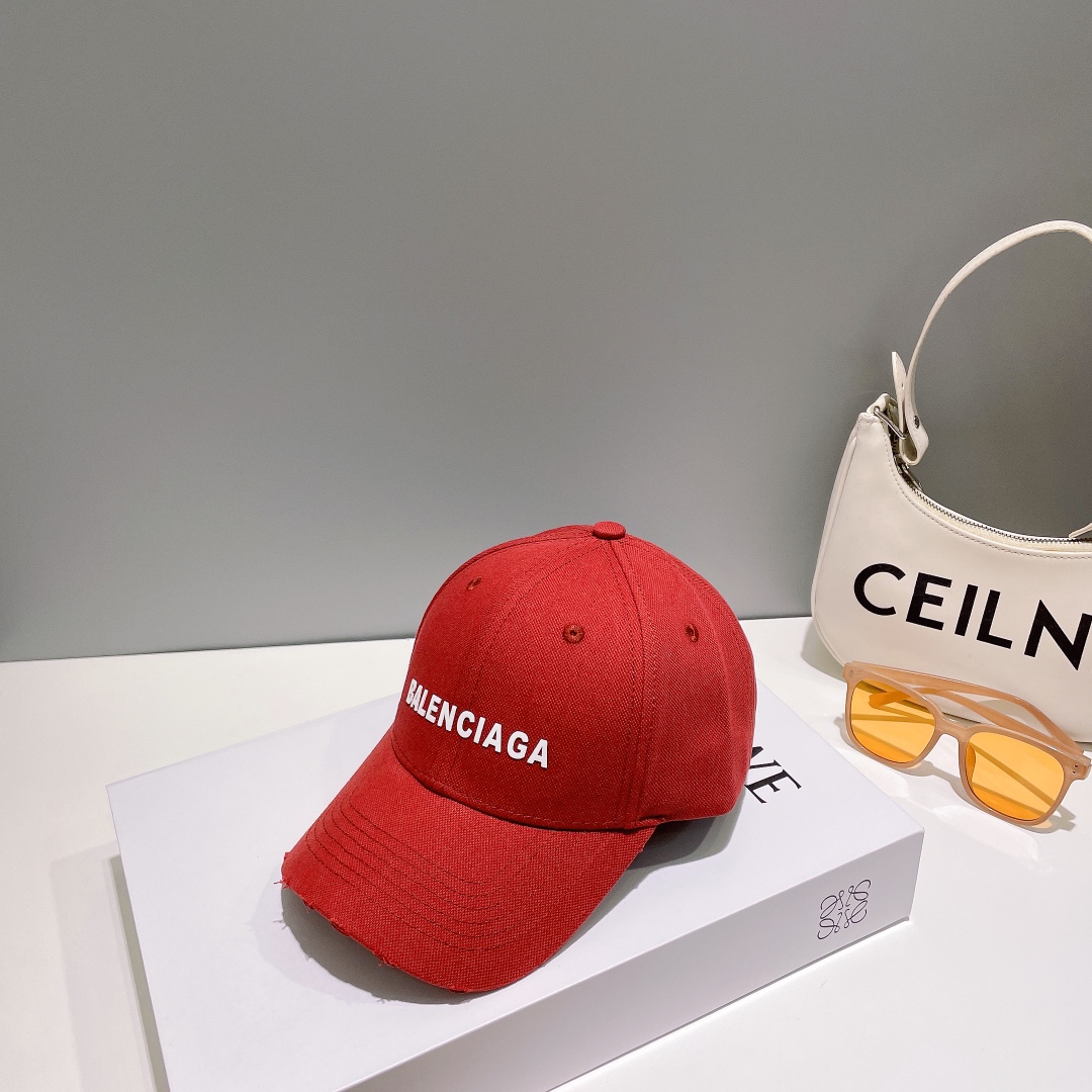 巴黎世家Balenciaga设计师小众品牌立体浮雕棒球帽定制立体logo男女同款