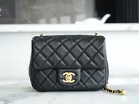 Chanel Belt Bags & Fanny Packs Handbags Crossbody & Shoulder Bags Black Lambskin Sheepskin Underarm
