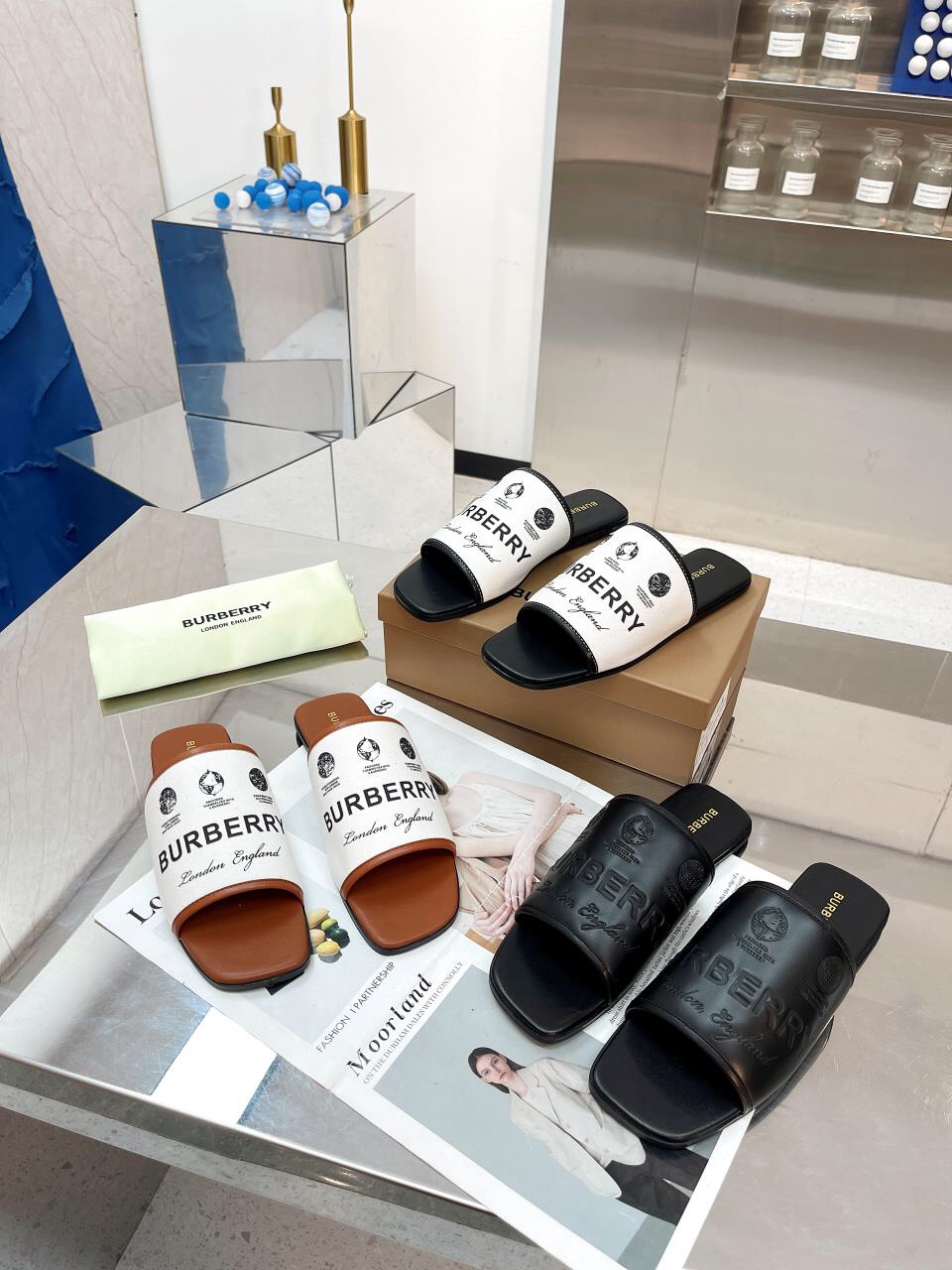 Luxurious Sulfurized Leather Slippers Inspired by Pablo’s Skin – Burberry Baballi and Baperi Collection Summary - 图片 9