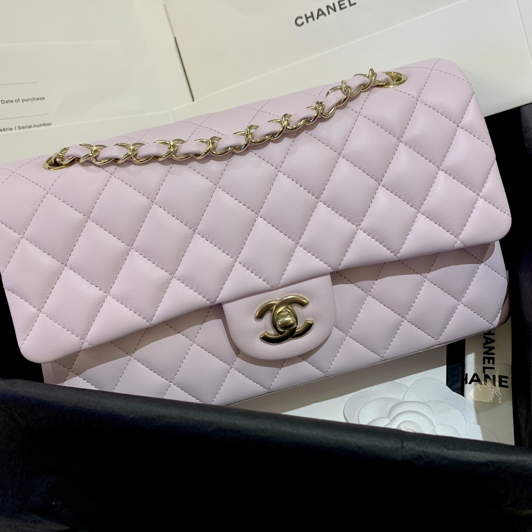 CHANEL CF Classic 25cm Imported Lambskin Small Bag Big Charm Classic Versatile