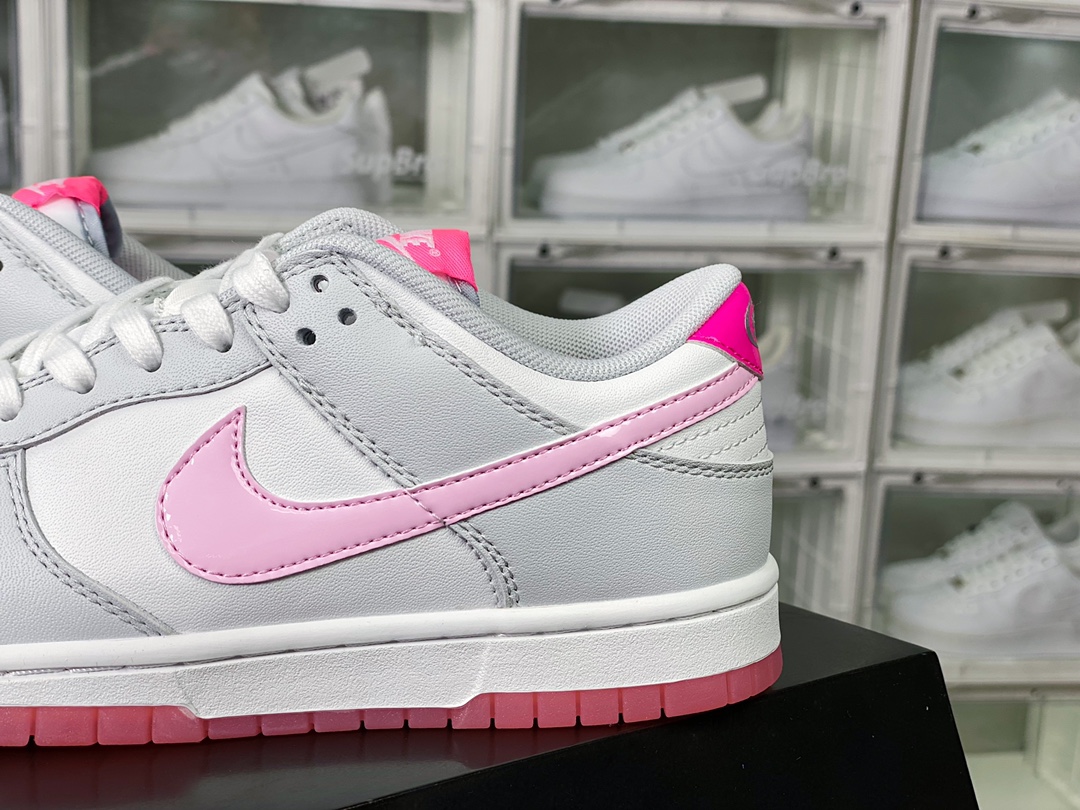 SB Dunk Low ”520” dunk series low-top casual sports skateboard shoes ”light gray and white 520 Valentine's Day” FN3451-161