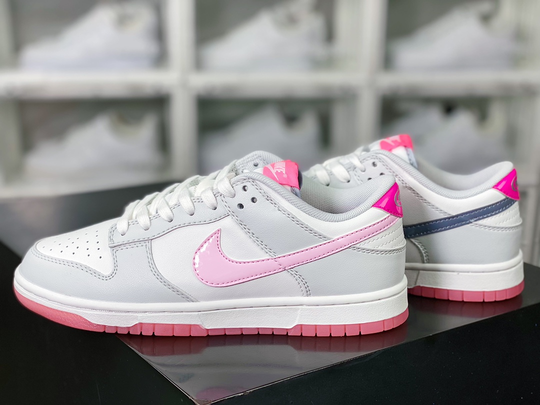 SB Dunk Low ”520” dunk series low-top casual sports skateboard shoes ”light gray and white 520 Valentine's Day” FN3451-161