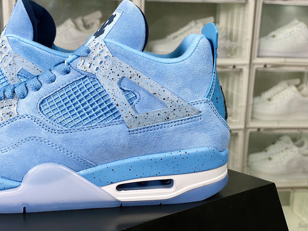 Air Jordan 4 Retro SE ”University Blue” AJ4 mid-top basketball shoes ”University Blue North Carolina Blue Transparent Blue Bottom” CT8527-400