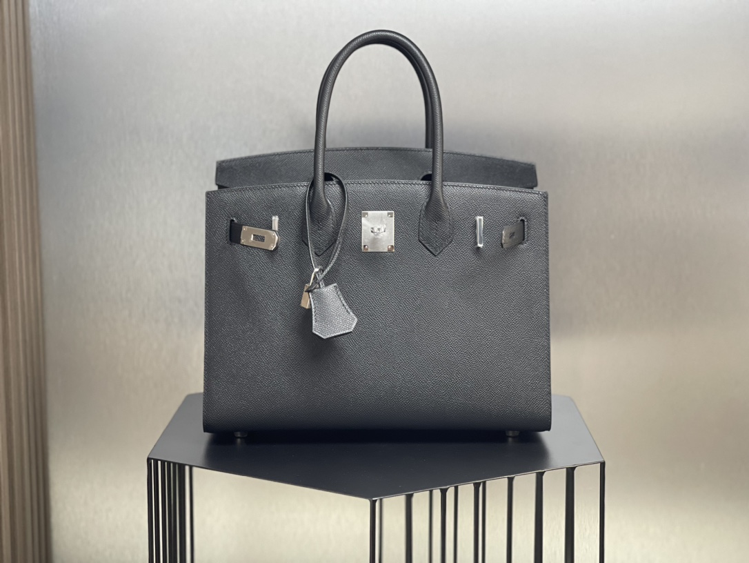 Hermes Birkin Bags Handbags Black Epsom