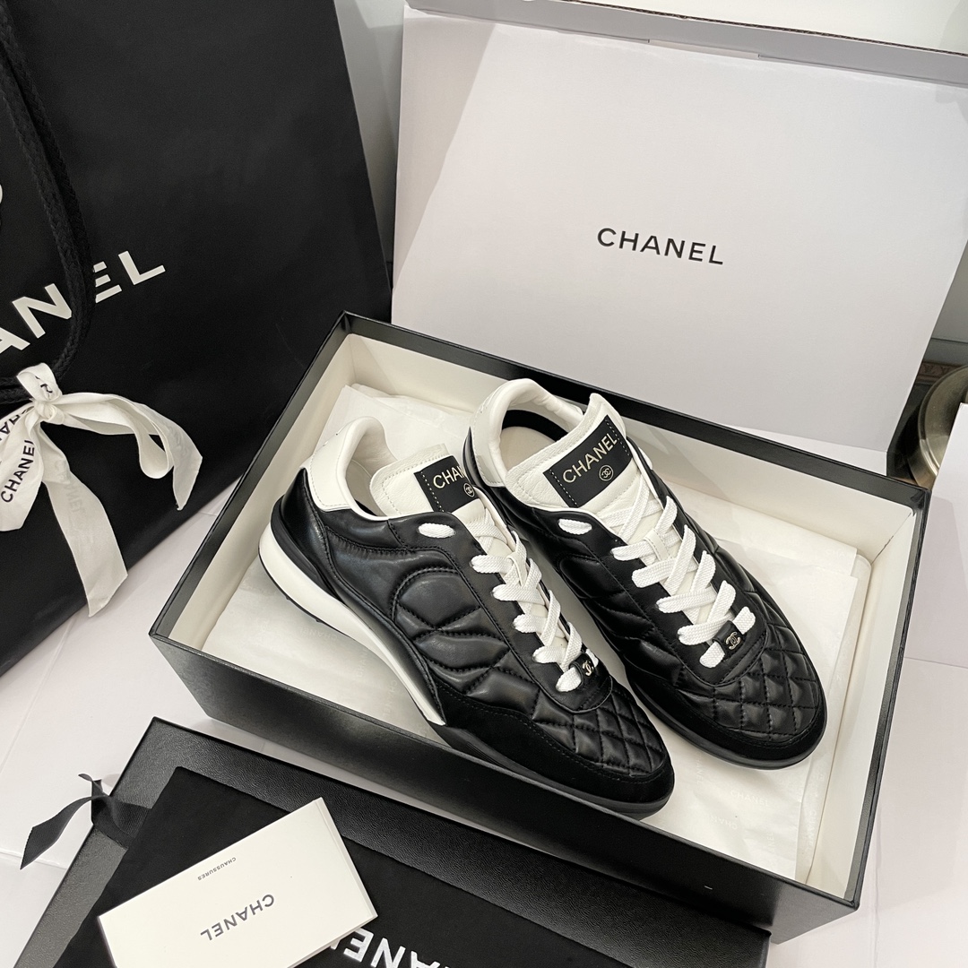 CHANEL кэжуал красоўкі рэтра высакародны выгляд ~ штодзённыя паездкі на працу універсальныя - топ-якасць
