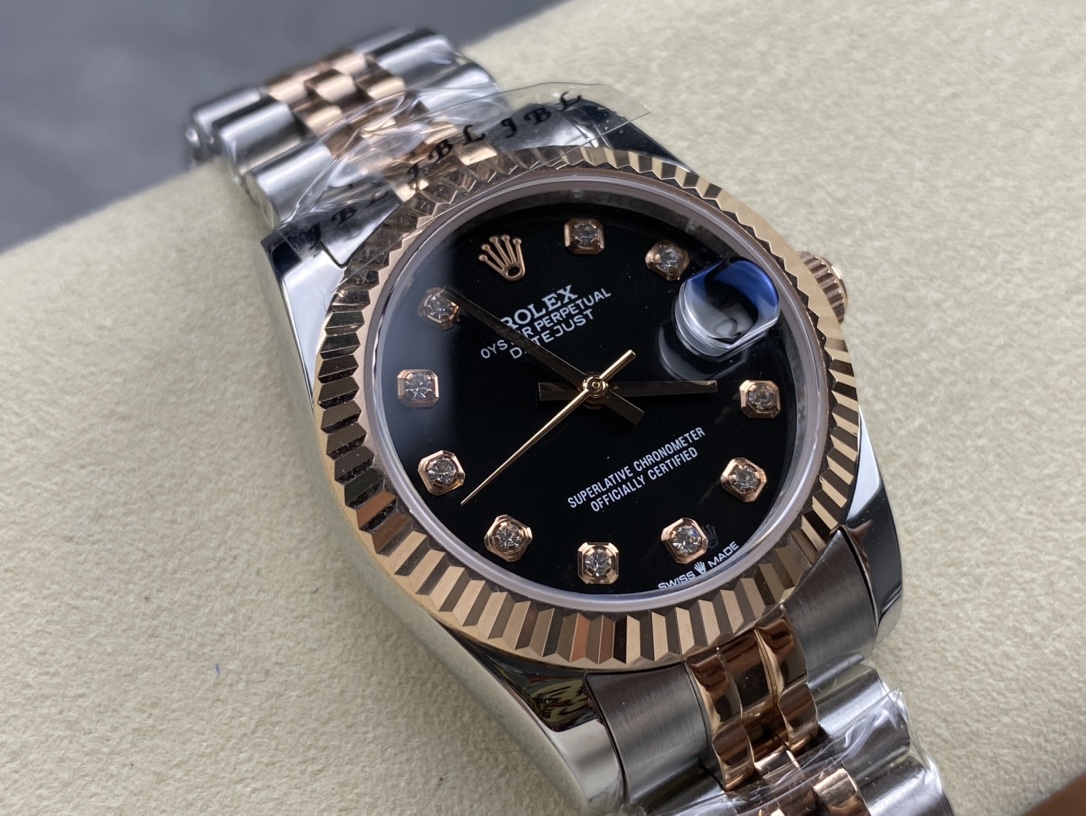 SK Factory 女款 劳力士Rolex 日志型31mm - 自動機械式・防刮ブルーサファイアガラス