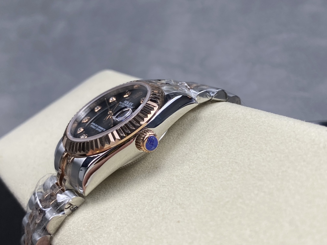 SK Factory 女款 劳力士Rolex 日志型31mm - 自動機械式・防刮ブルーサファイアガラス